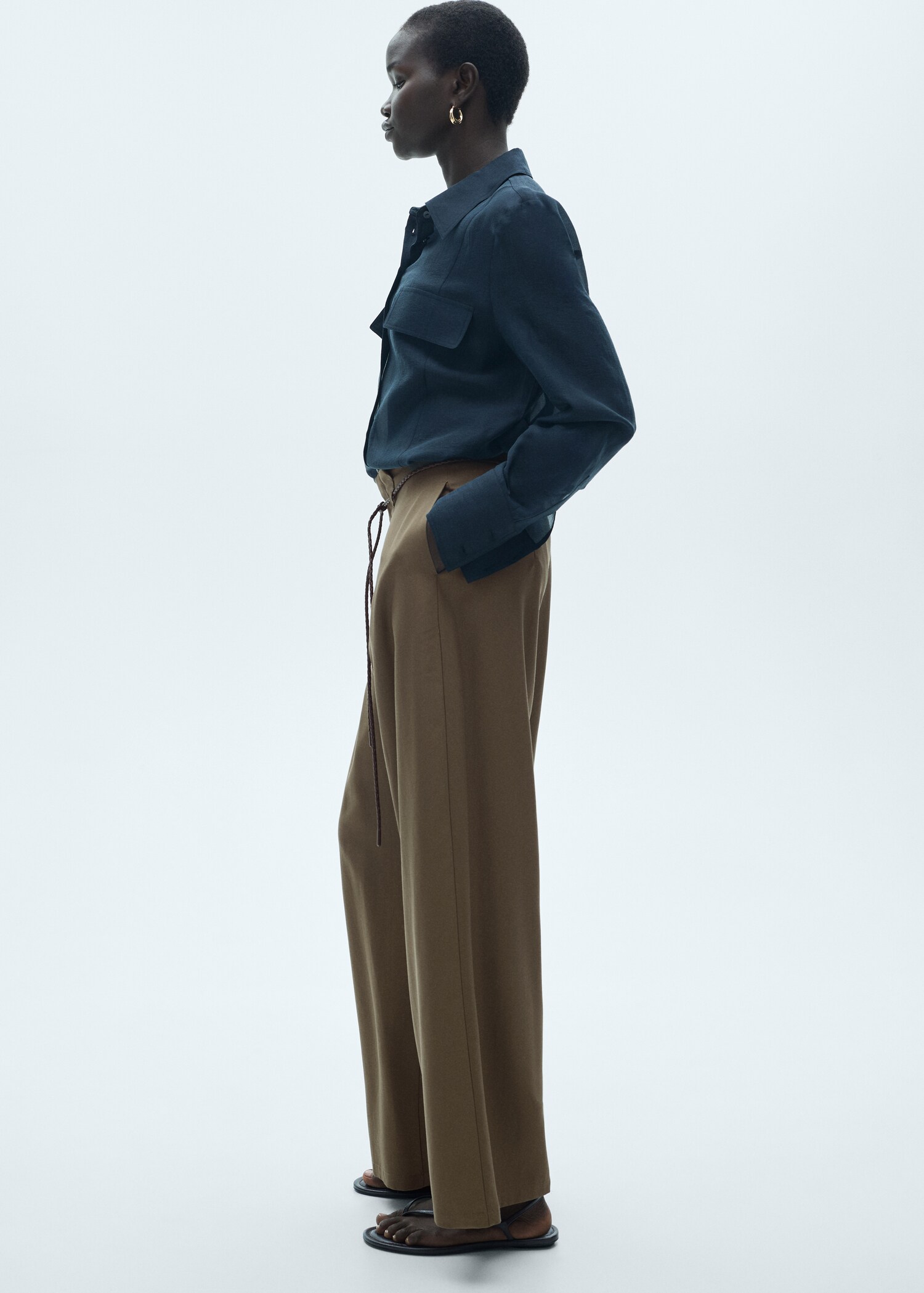 Pantalons lyocell cordill ajustable - Detall de l'article 6