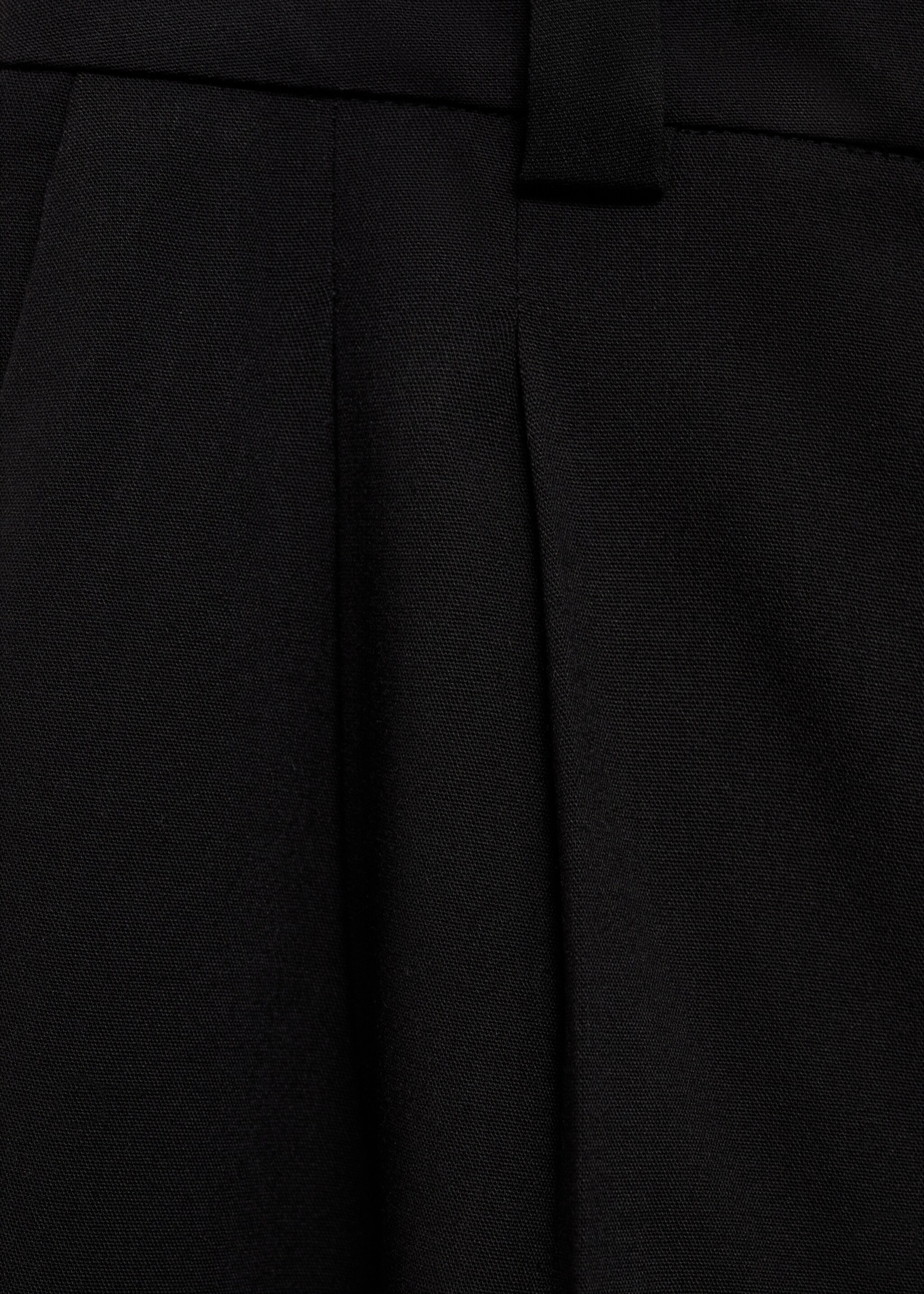Pantalon droit pinces - Détail de l'article 0, Noir. Ref: 77027650-00.