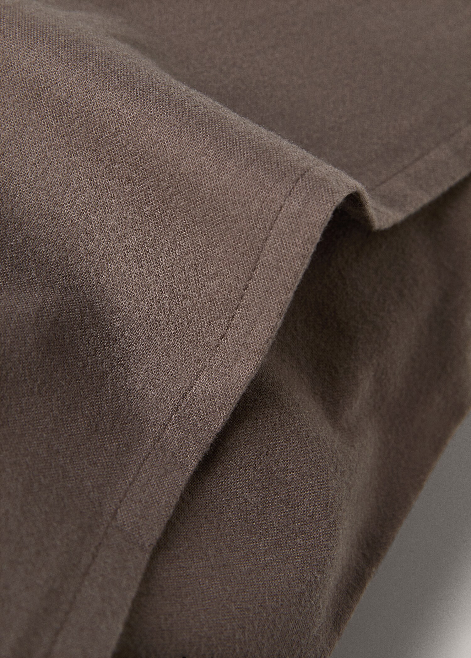 Plain flannel pillow case 60x60cm - Details of the article 3