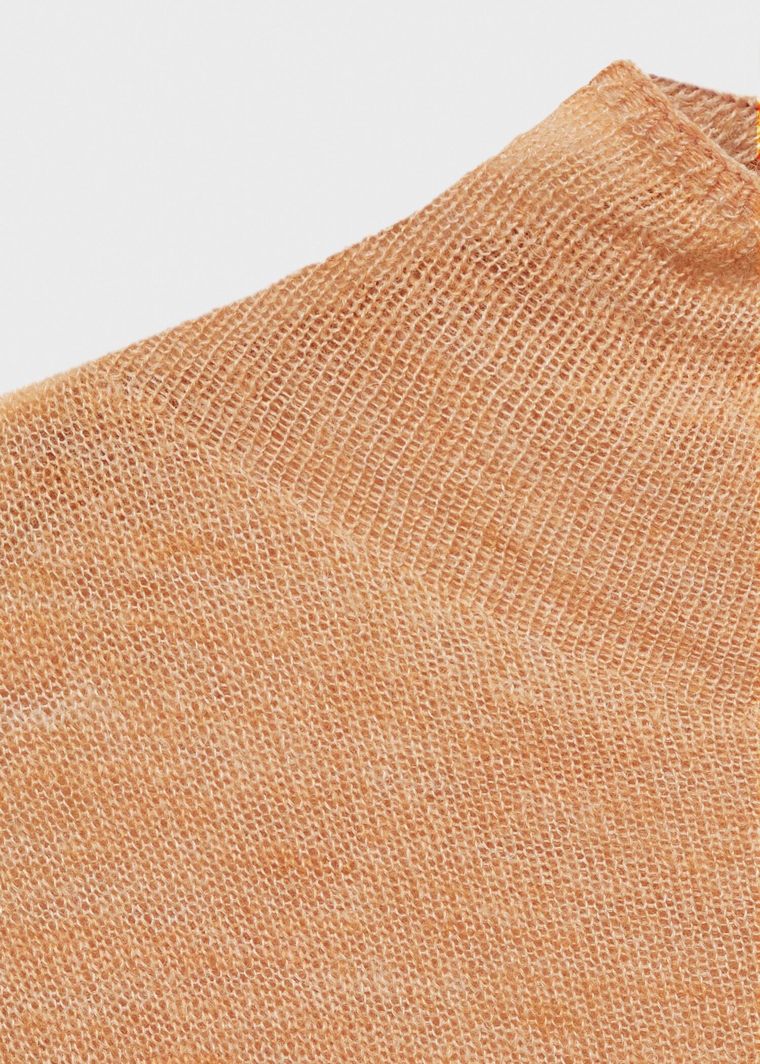 Fine-knit sweater with perkins neck - Details of the article 8