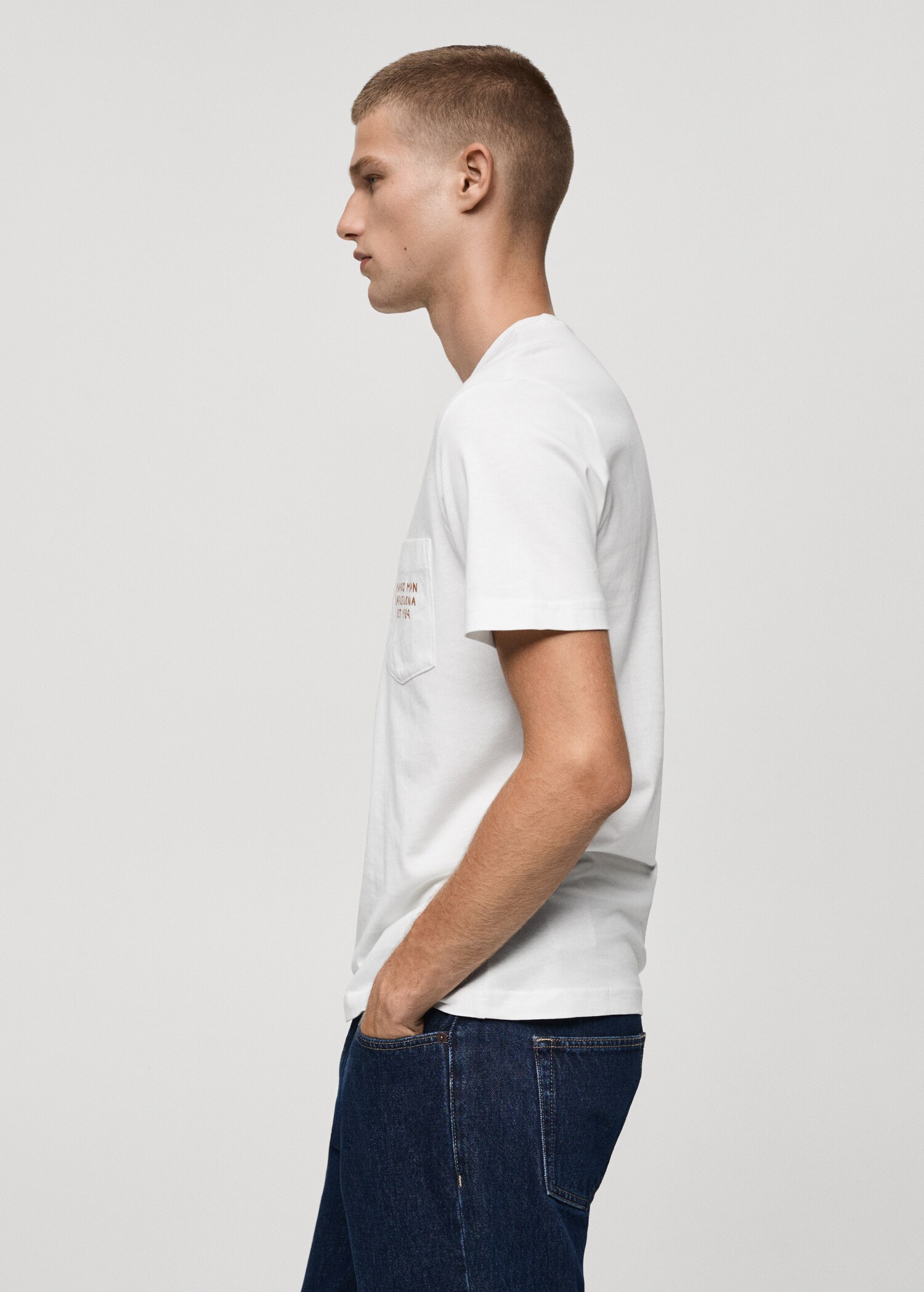 Camiseta 100% algodón texto - Detalle del artículo 2