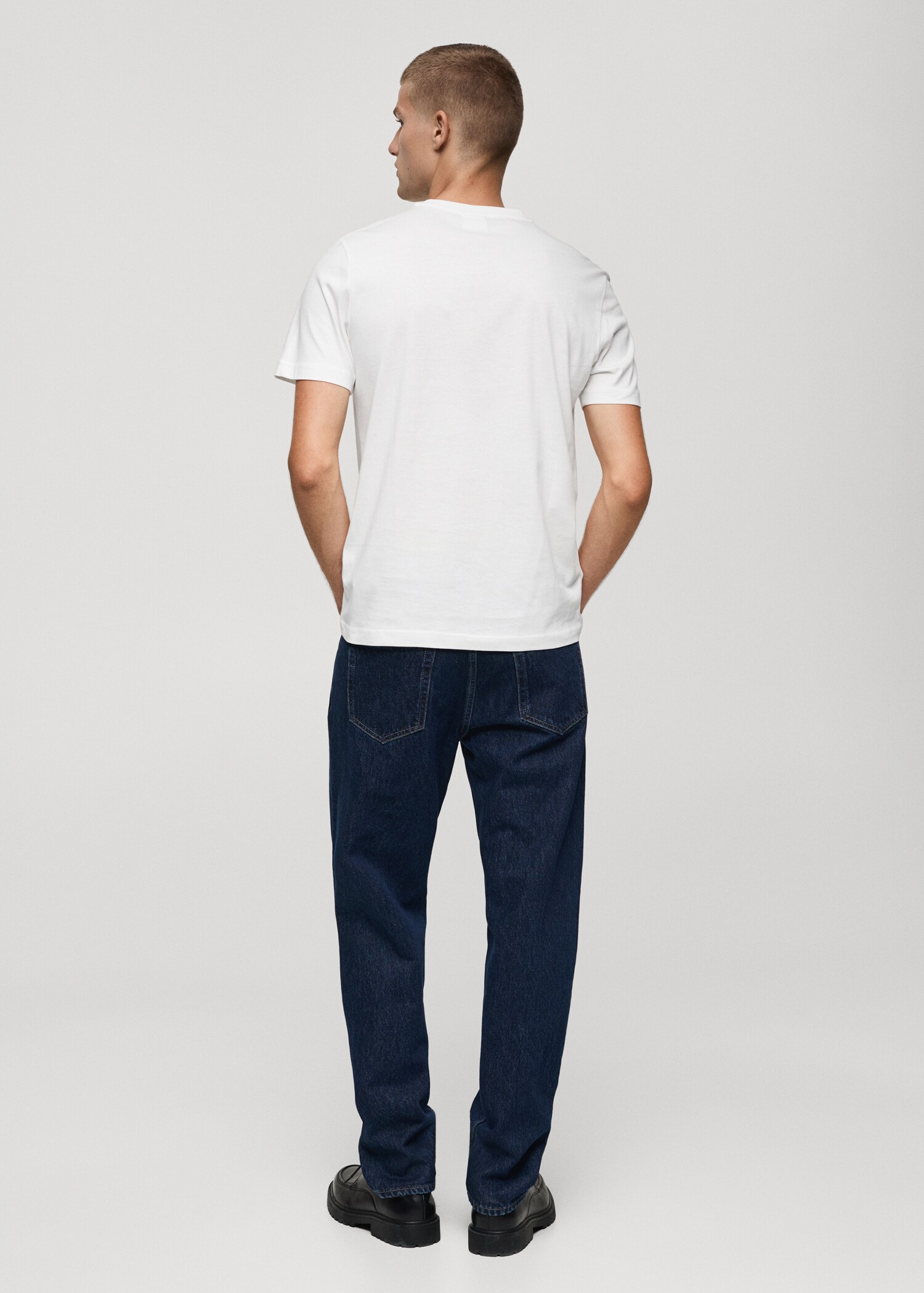Camiseta 100% algodón texto - Reverso del artículo