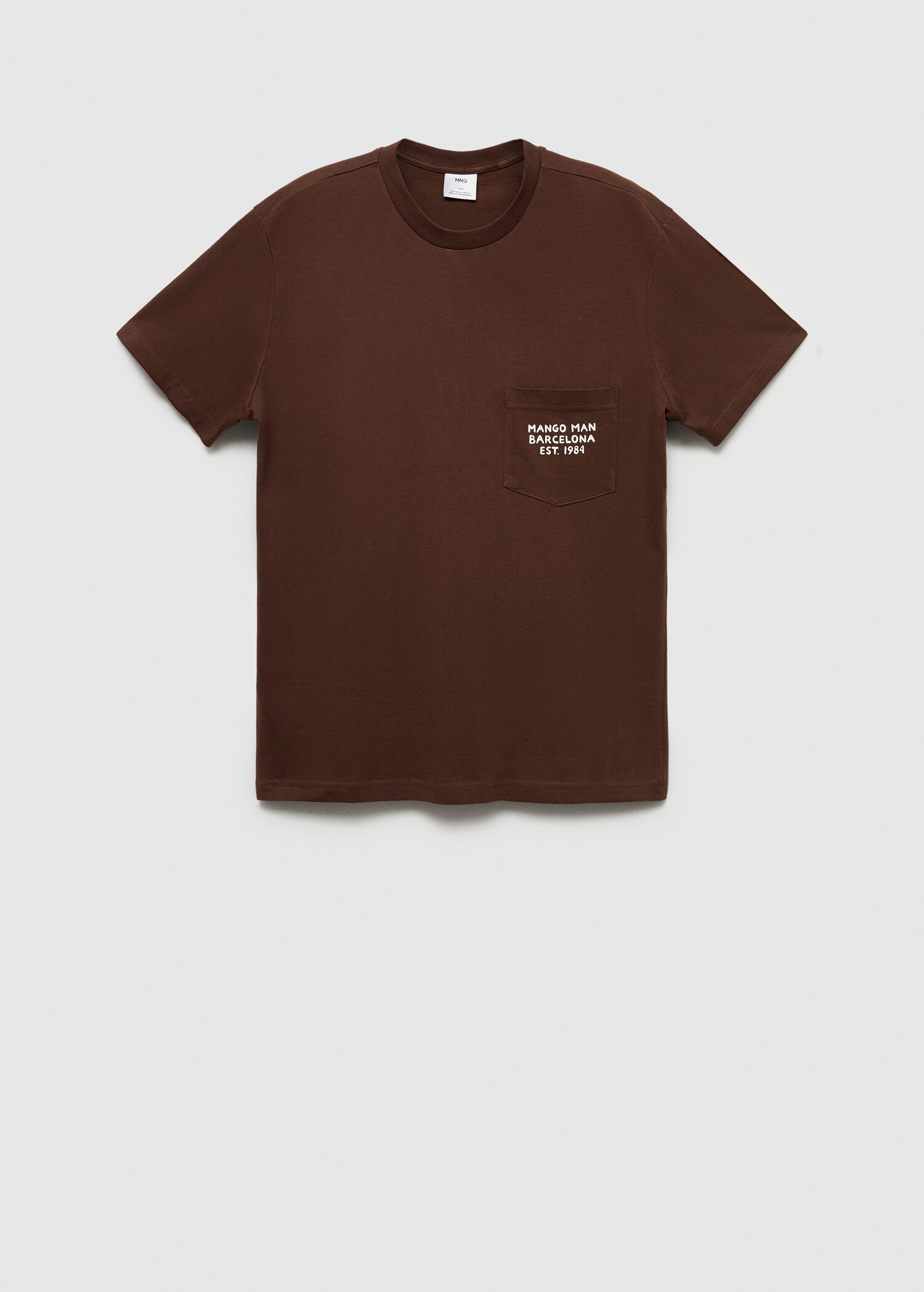 100% cotton t-shirt text - Article without model