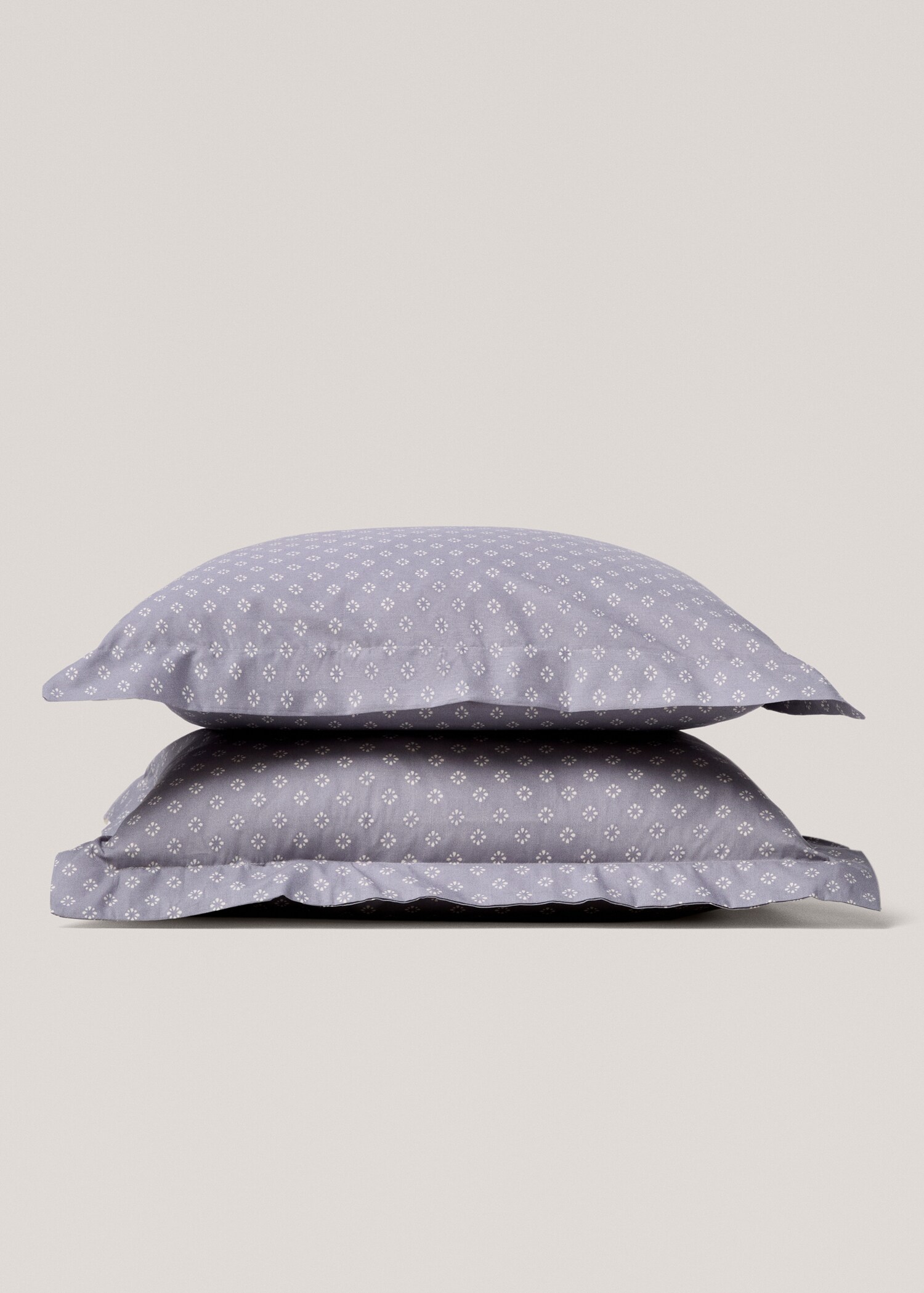 Gemusterter Kopfkissenbezug aus Baumwolle 60 x 60 cm - Detail des Artikels 1