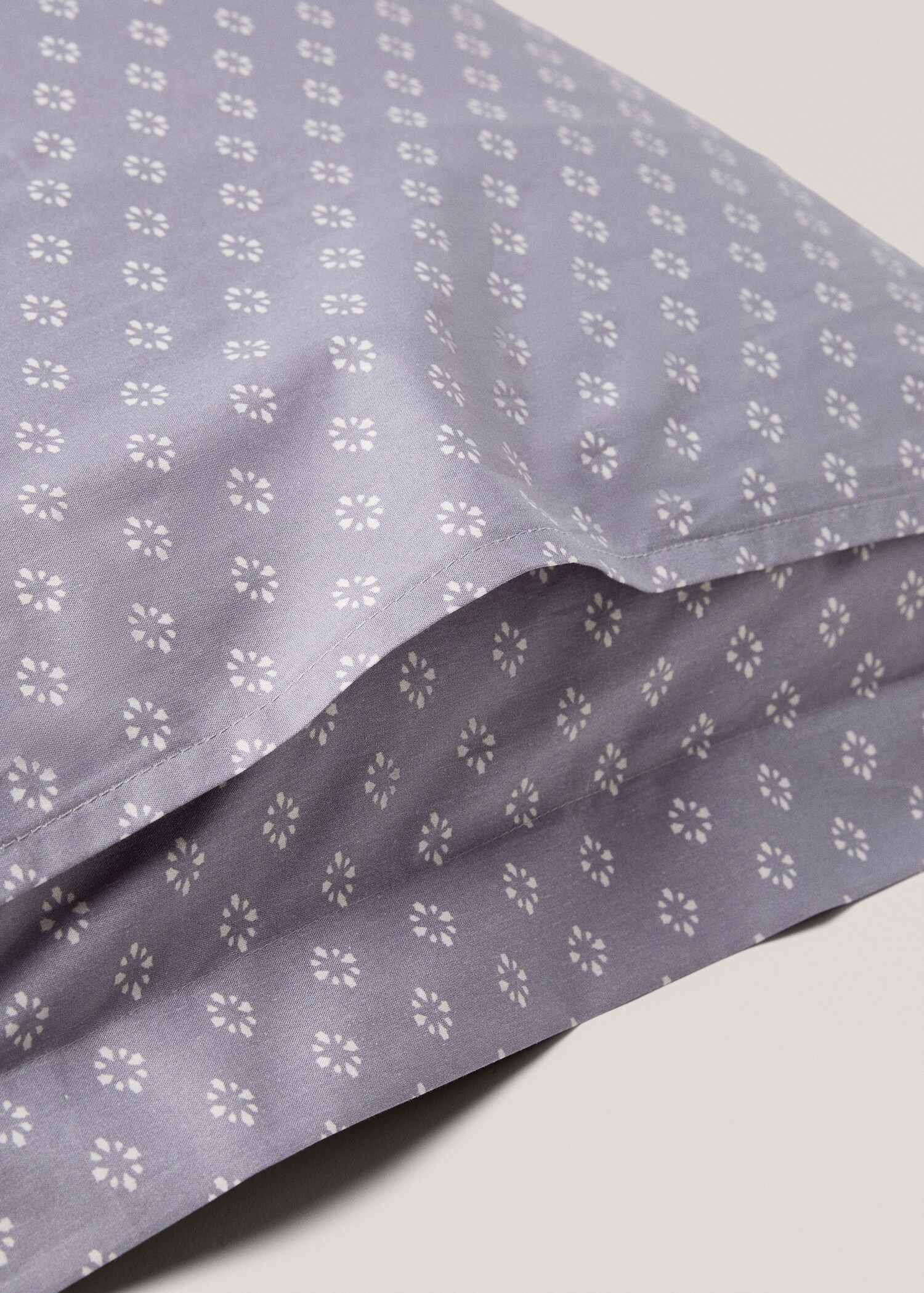 Gemusterter Kopfkissenbezug aus Baumwolle 60 x 60 cm - Detail des Artikels 2