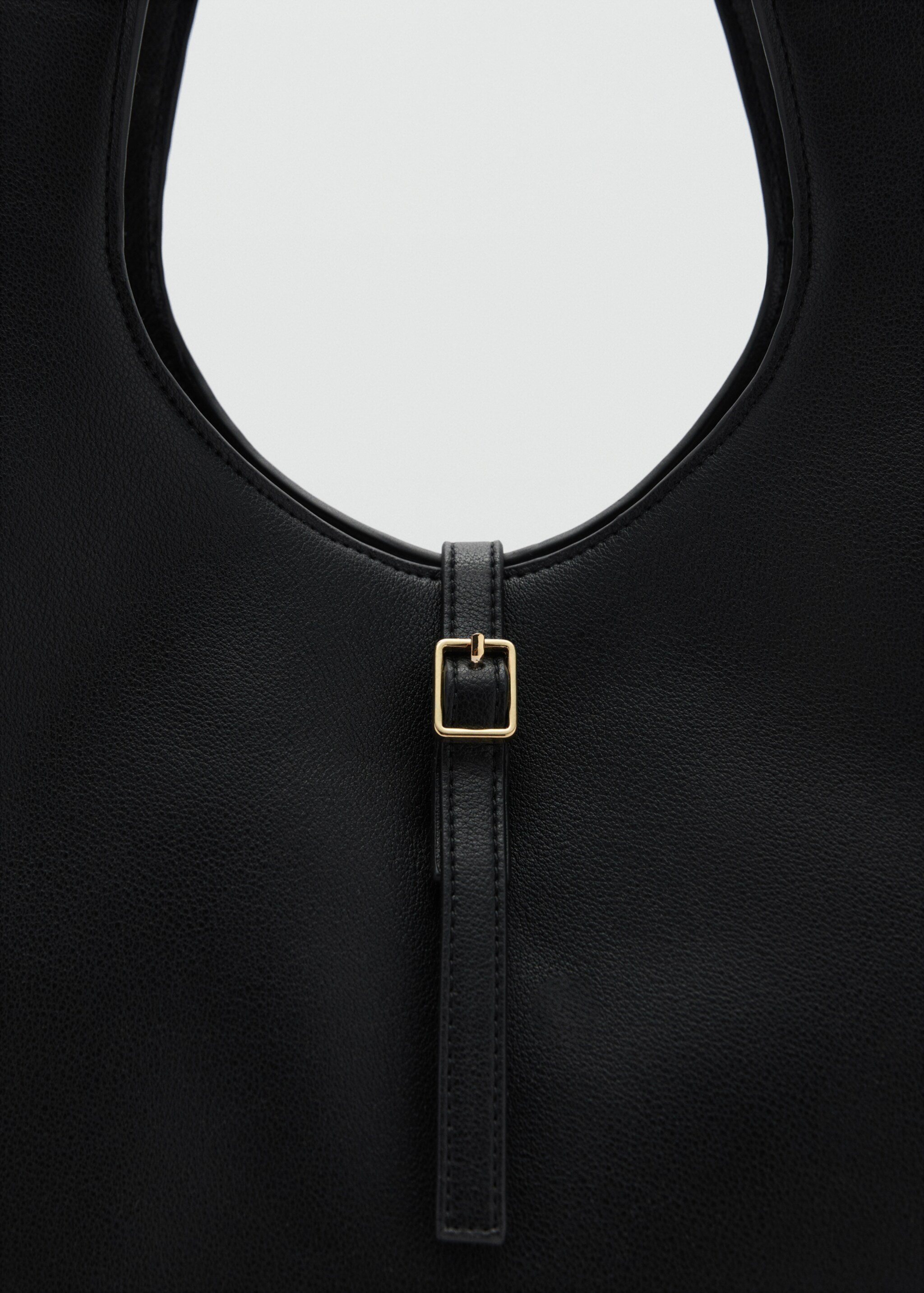 Bolso shopper detalle hebilla - Detalle del artículo 2, Negro. Ref: 77027690-00.