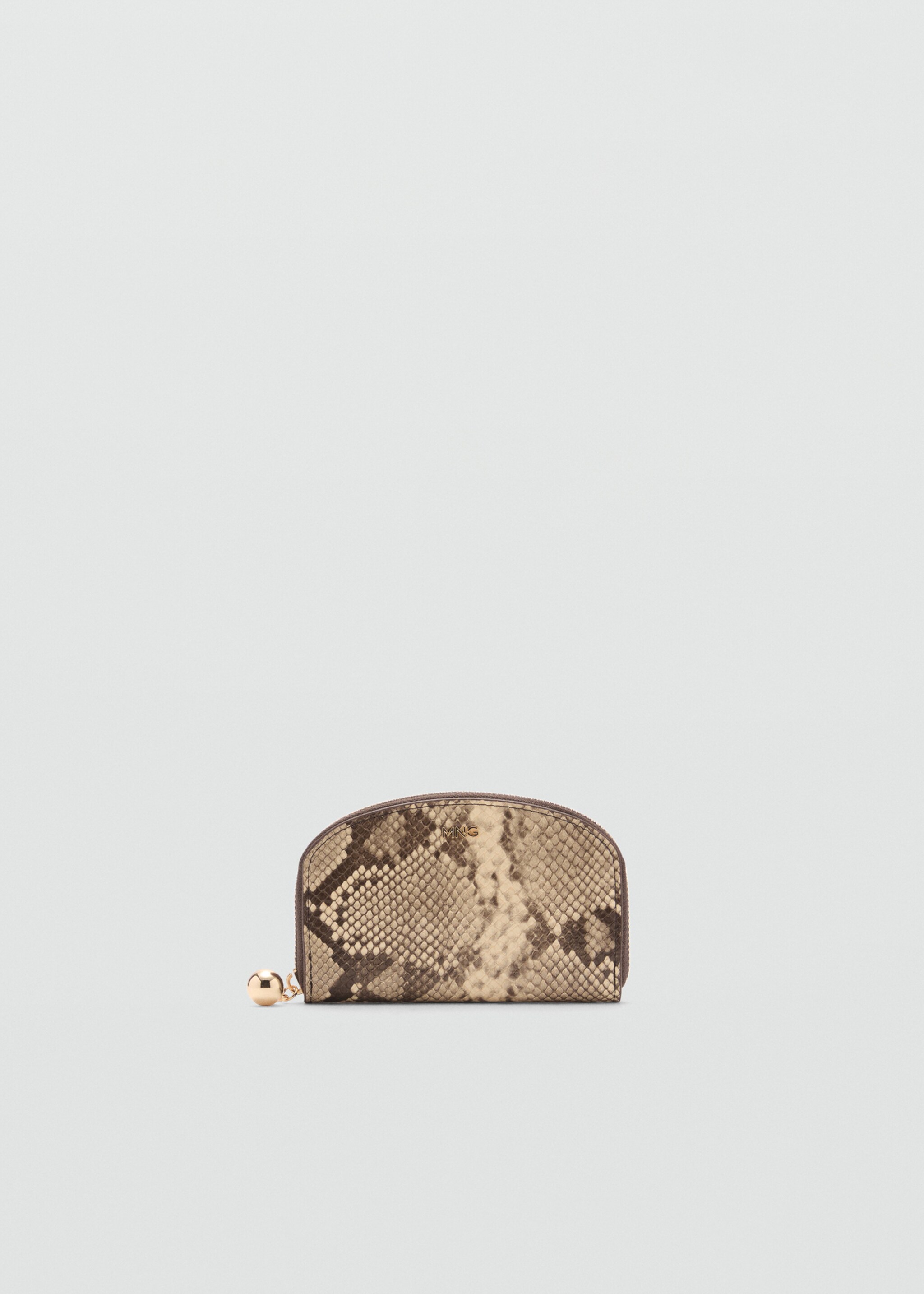 Billetera media luna - Artículo sin modelo, Beige. Ref: 77027693-00.