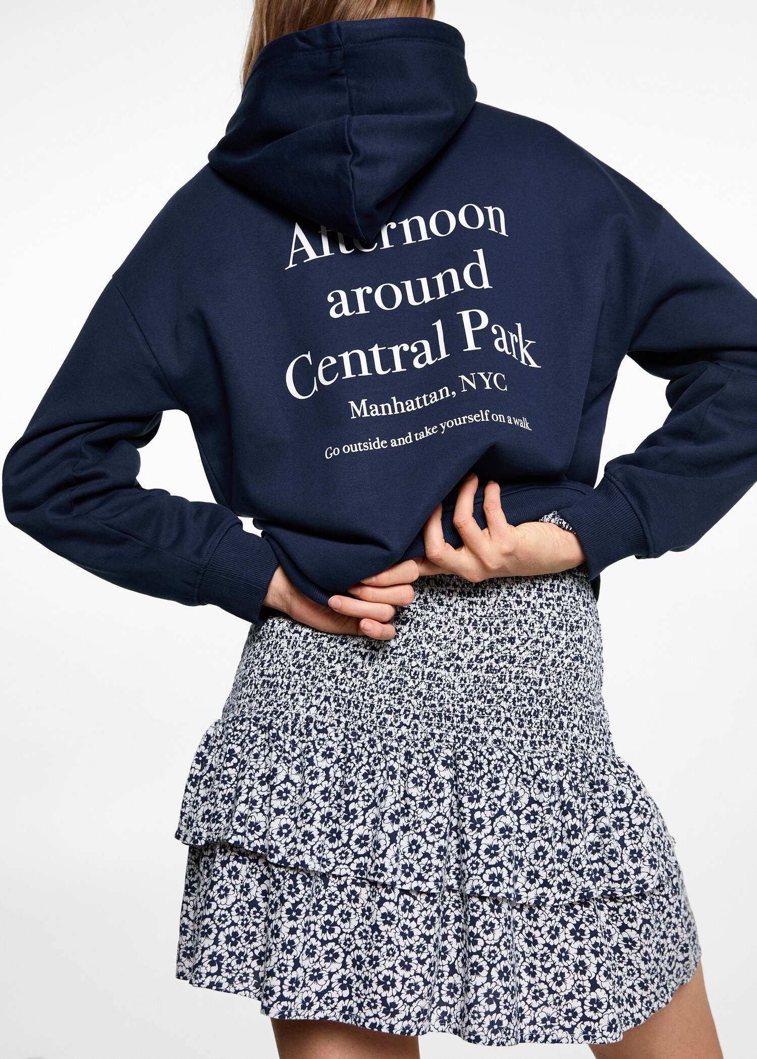 Sweat-shirt coton détails brodés - Détail de l'article 6