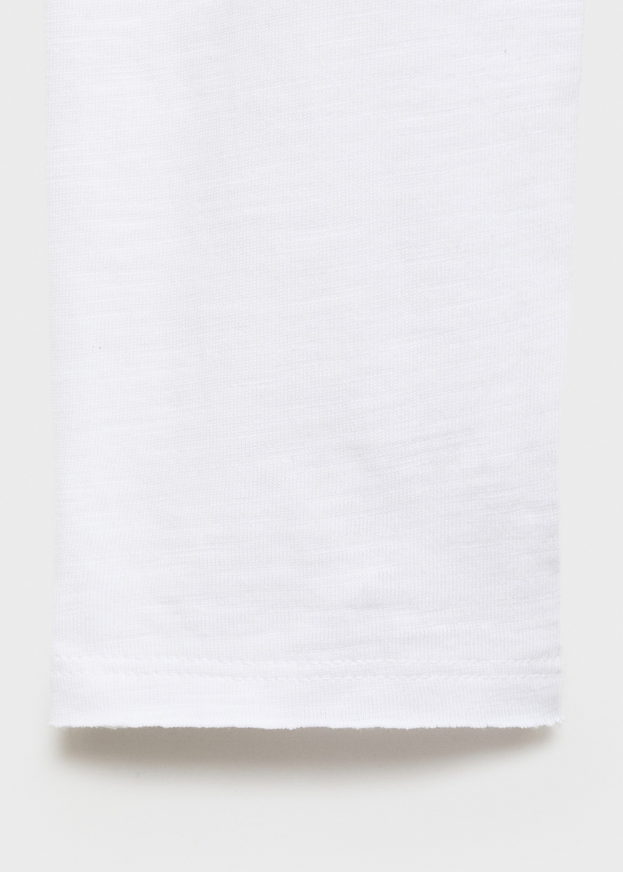 Camiseta manga larga botones - Detalle del artículo 0, Blanco roto. Ref: 77027696-00.