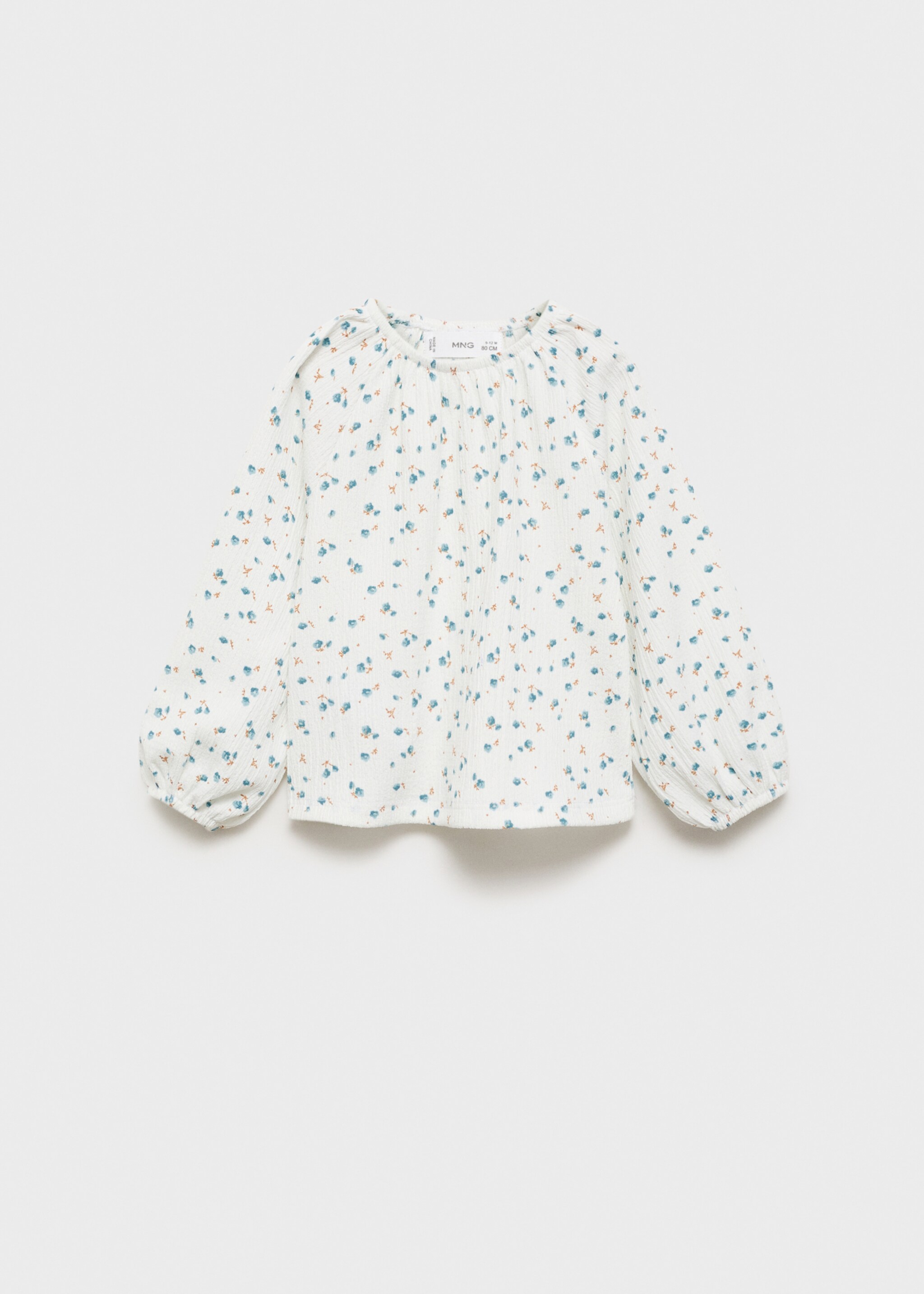 Floral-print flowy blouse - Article without model