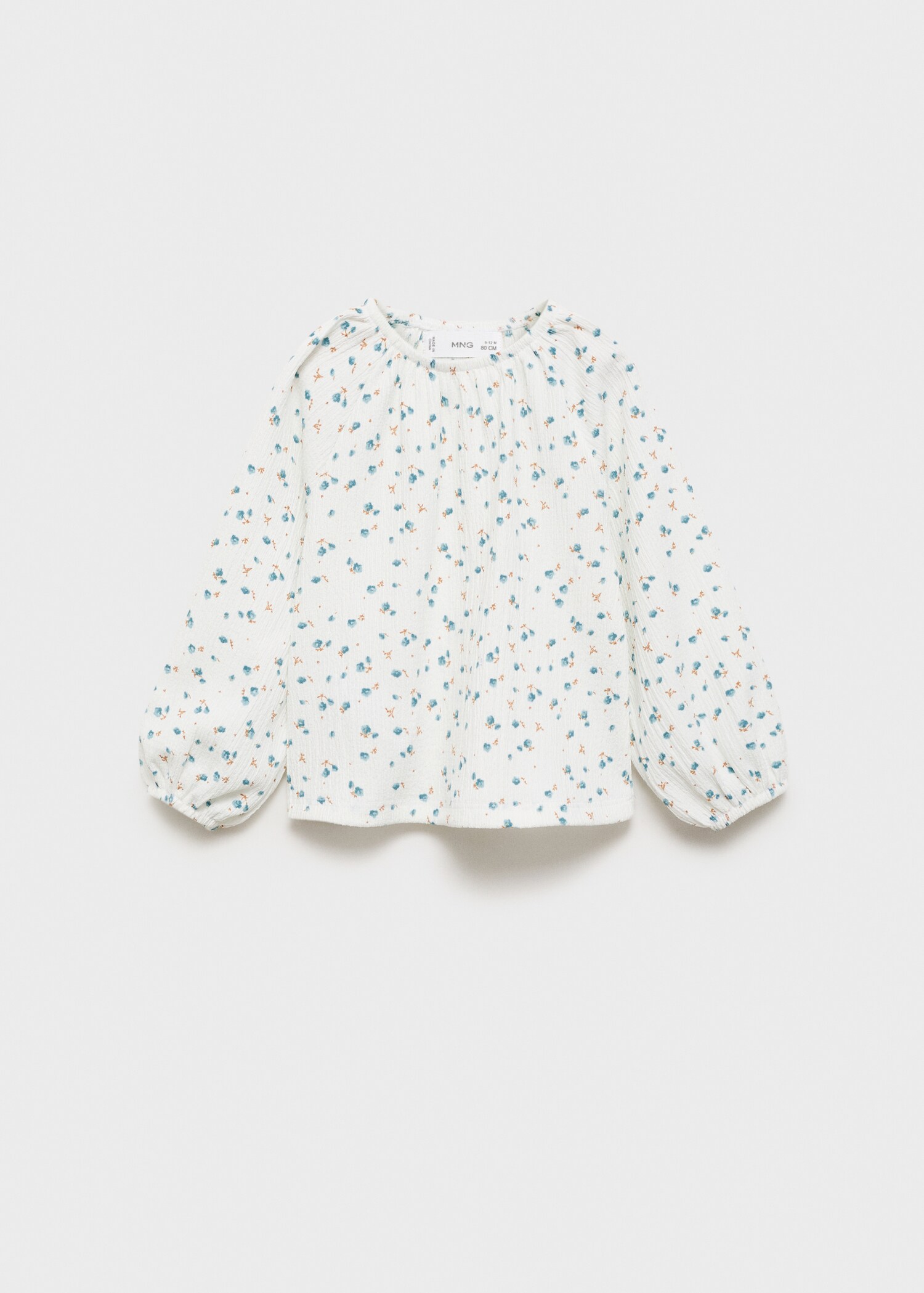 Floral-print flowy blouse - Article without model