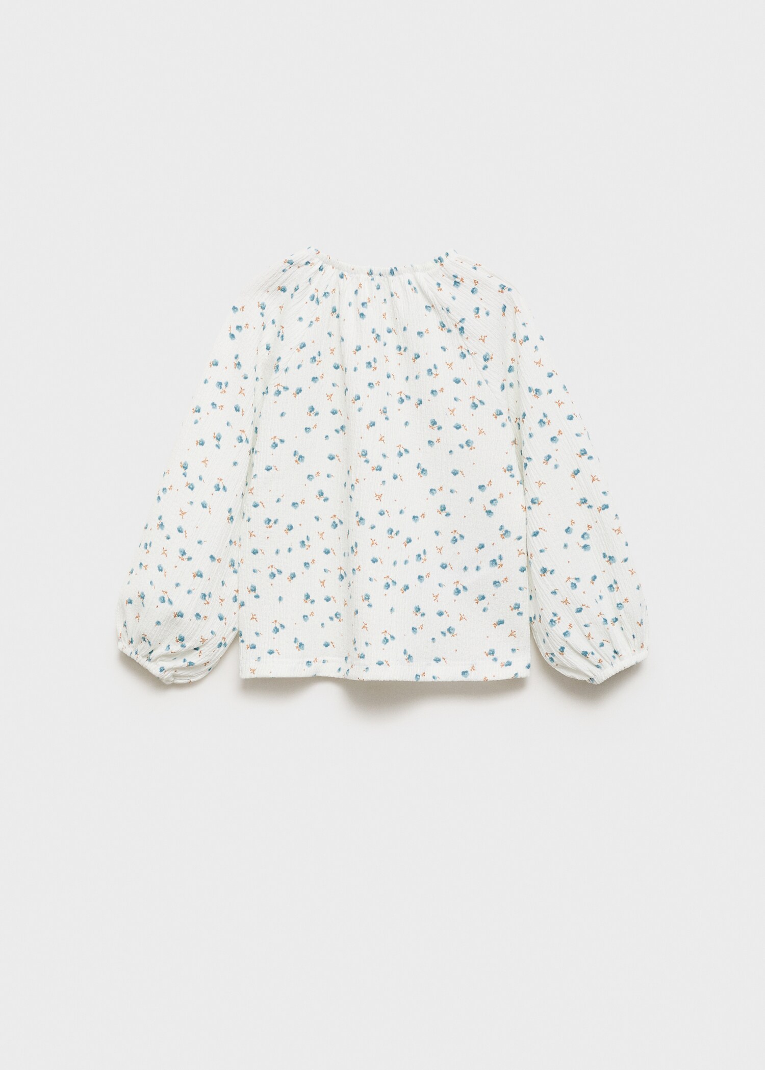 Floral-print flowy blouse - Reverse of the article