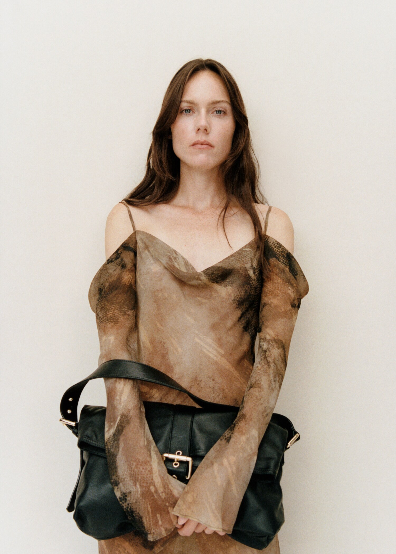 Printed chiffon dress - Details of the article 6