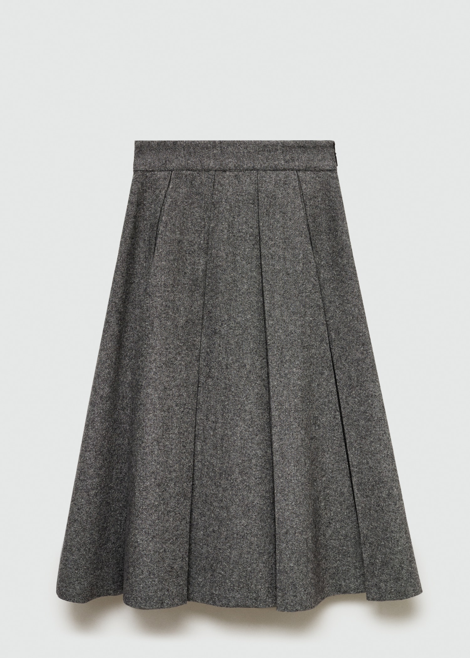 Marbled wool pleated skirt - Article without model