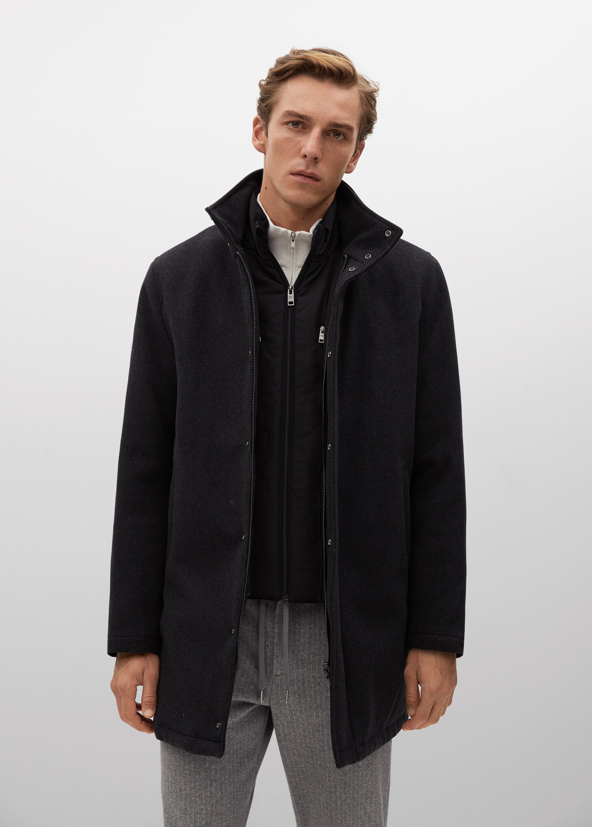 Cappotto lana gilet interno - Piano medio