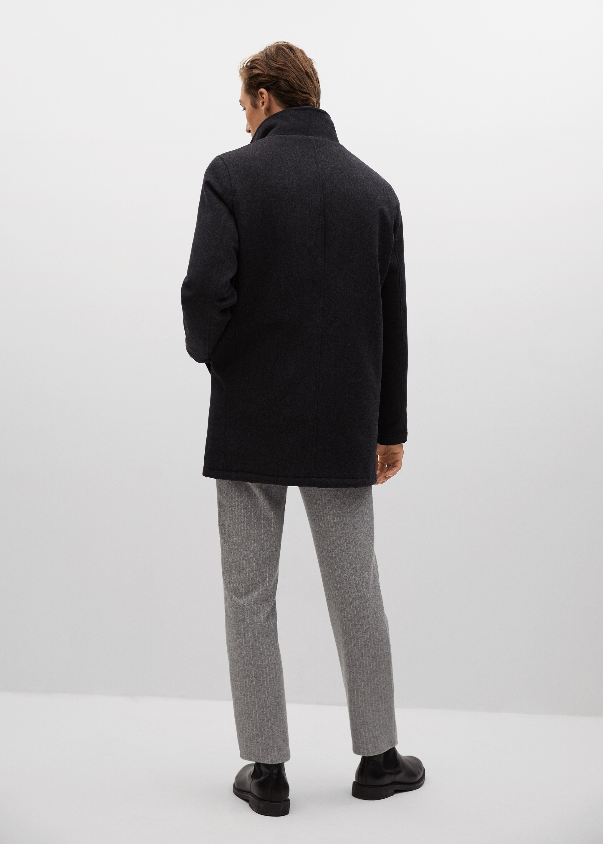 Cappotto lana gilet interno - Retro dell'articolo