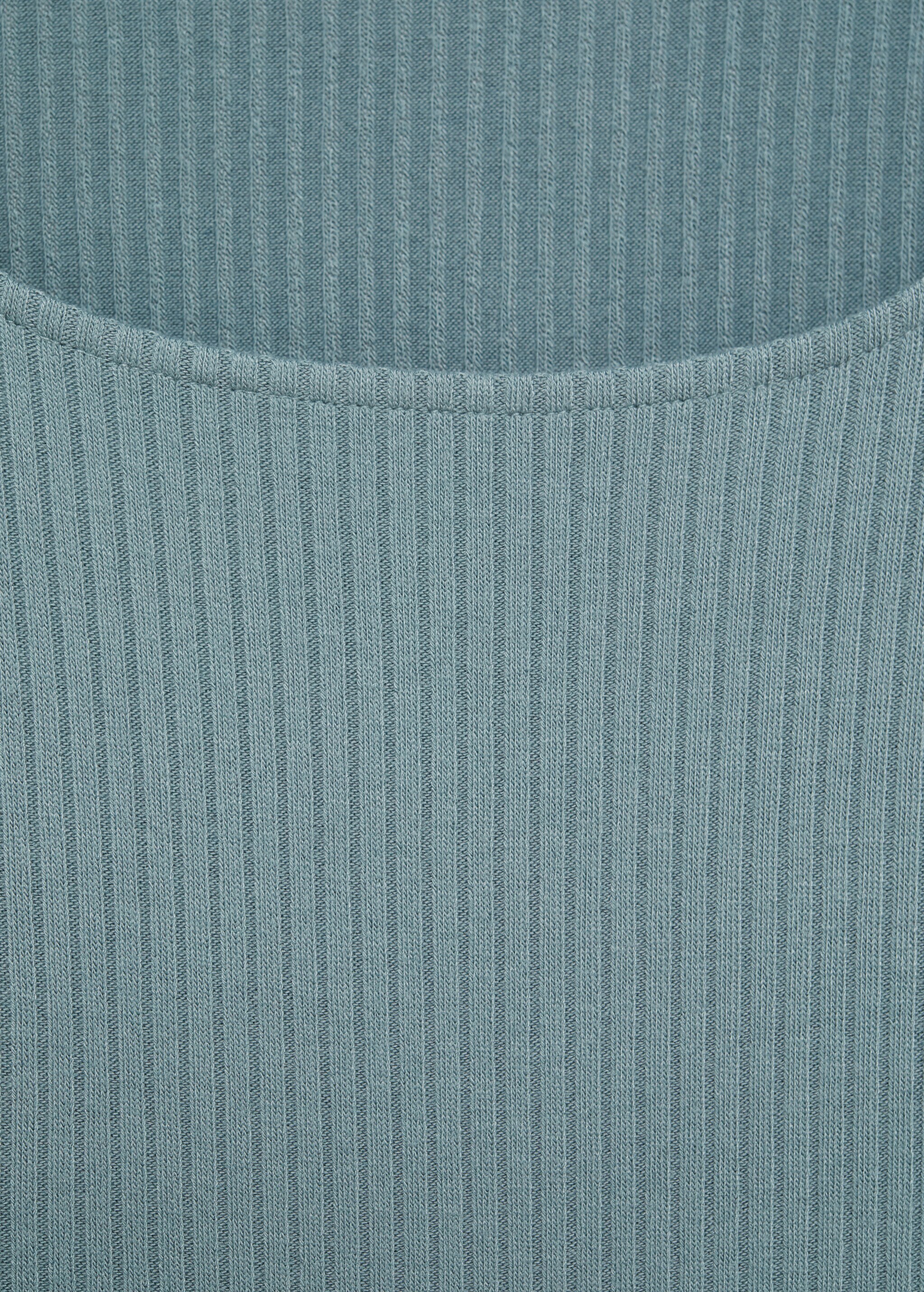 Camiseta manga larga canalé - Detalle del artículo 8