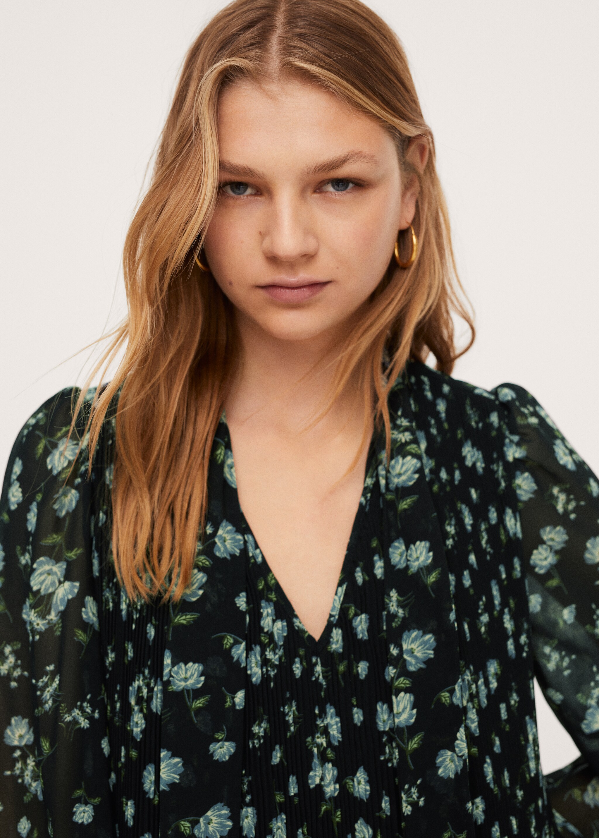 Blusa plisada - Detalle del artículo 1