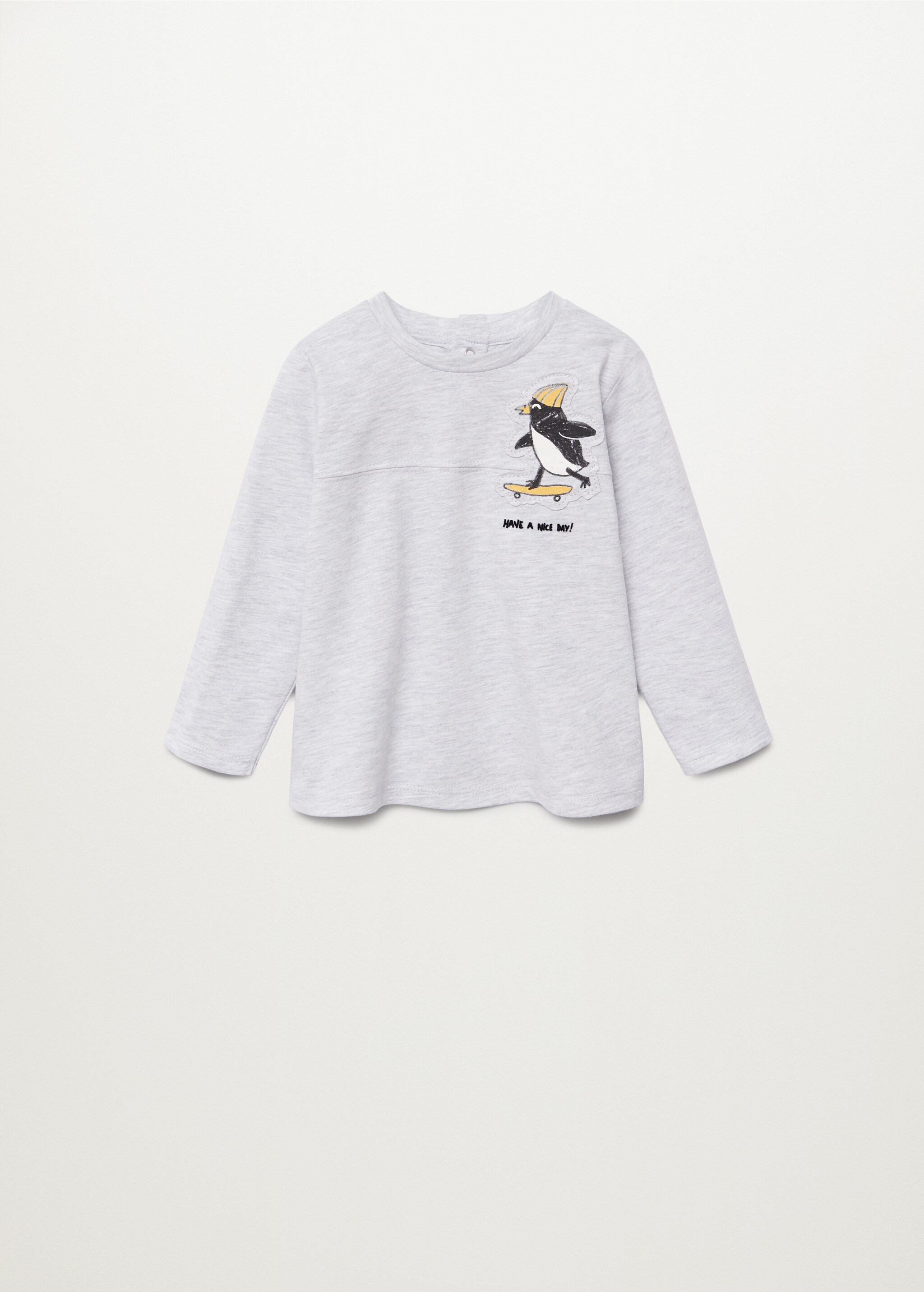 Camiseta pingüino detalle relieve - Artículo sin modelo