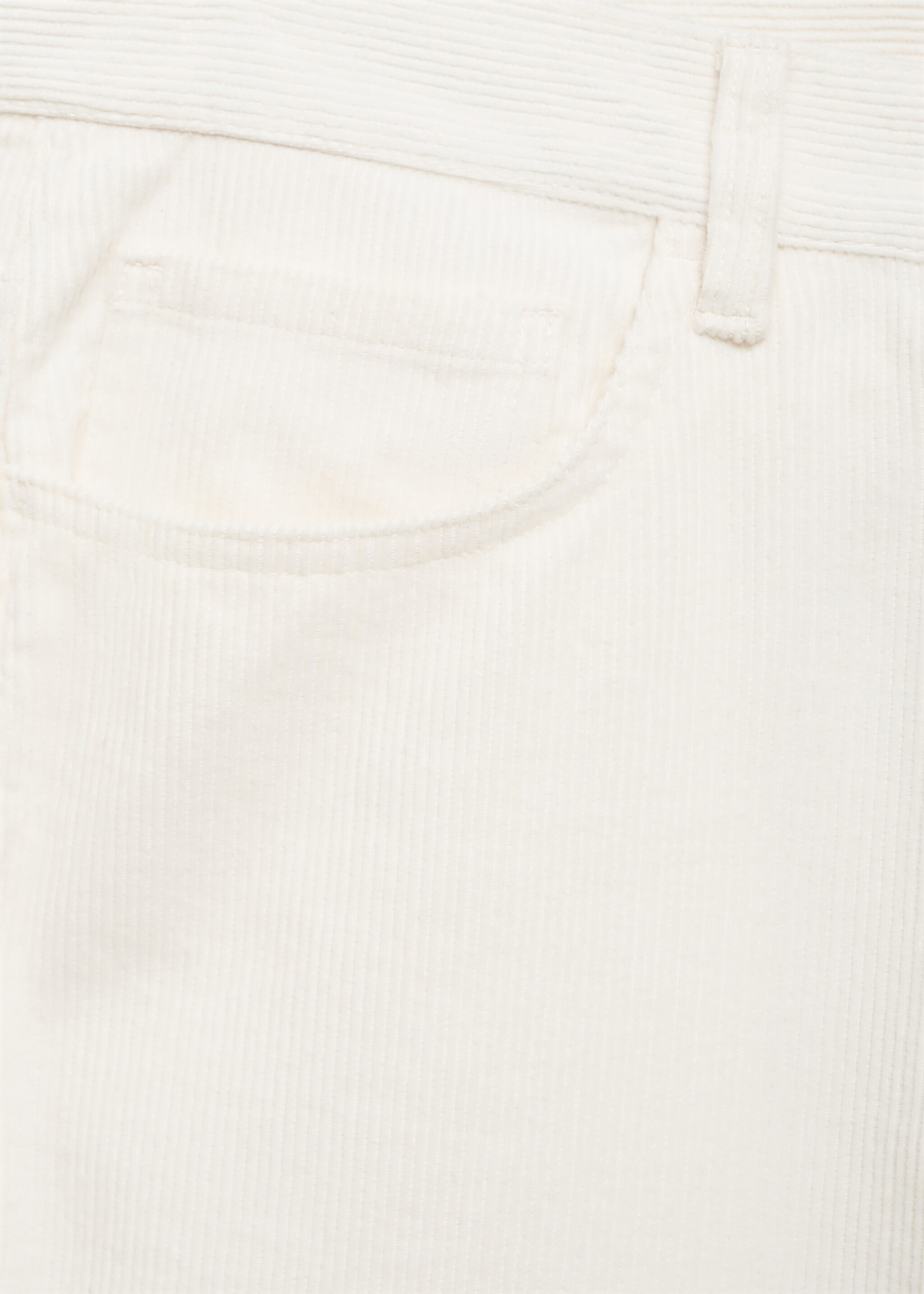 Corduroy regular-fit trousers - Details of the article 8, Off White. Ref: 77027919-00.