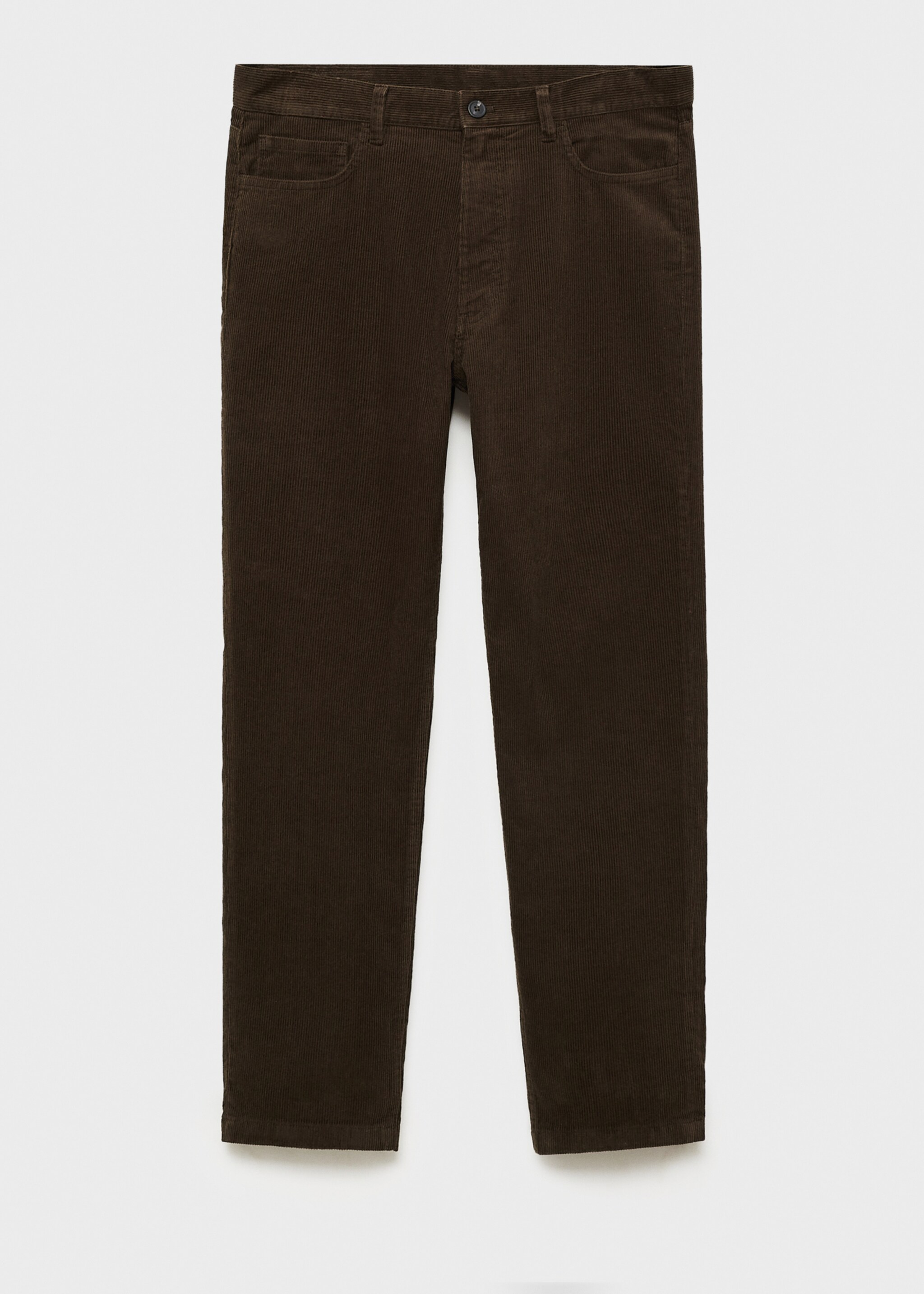 Regular Fit-Cordhose - Artikel ohne Model, Schokolade. Ref: 77027919-00.