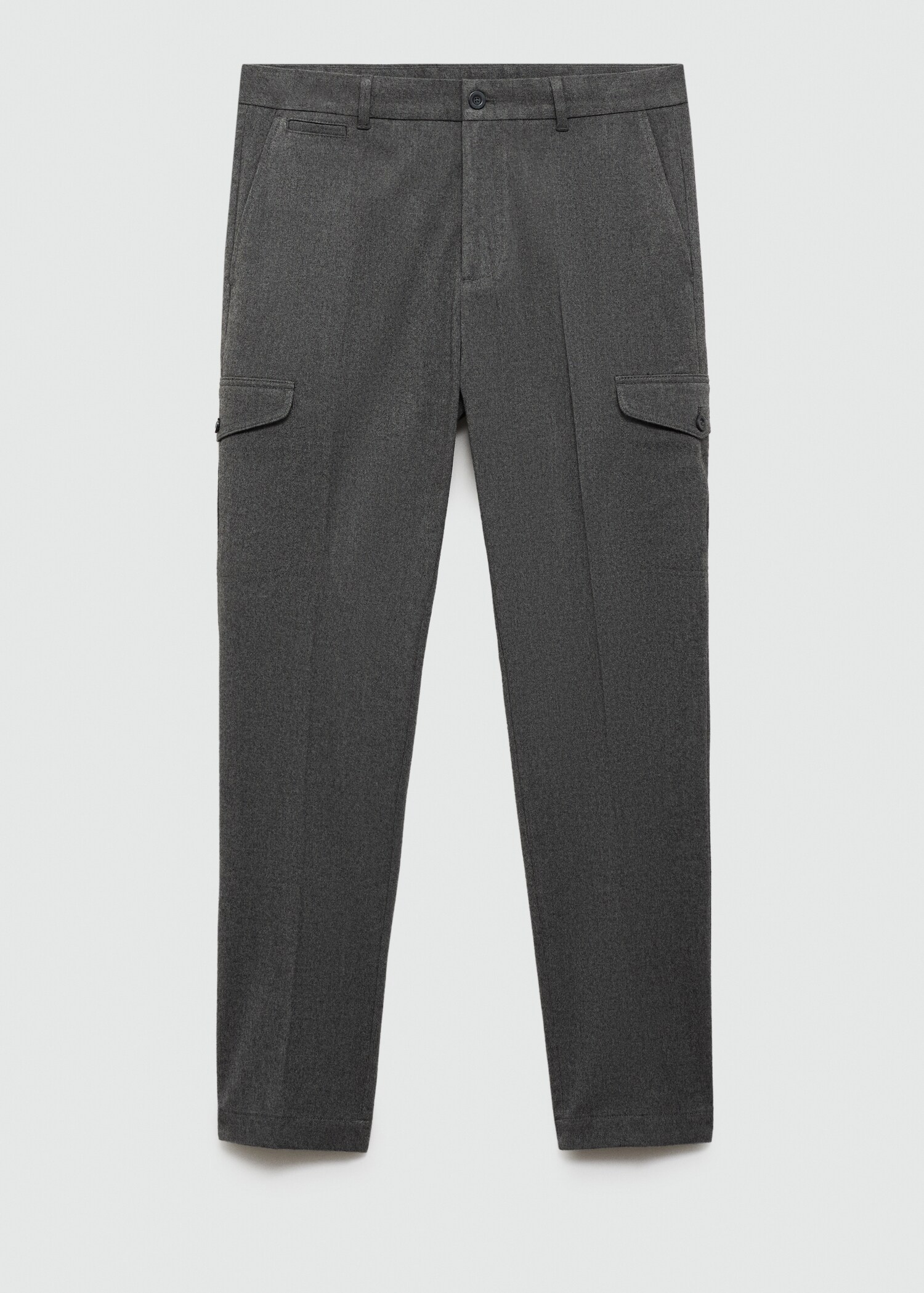 Flannel cargo trousers - Article without model