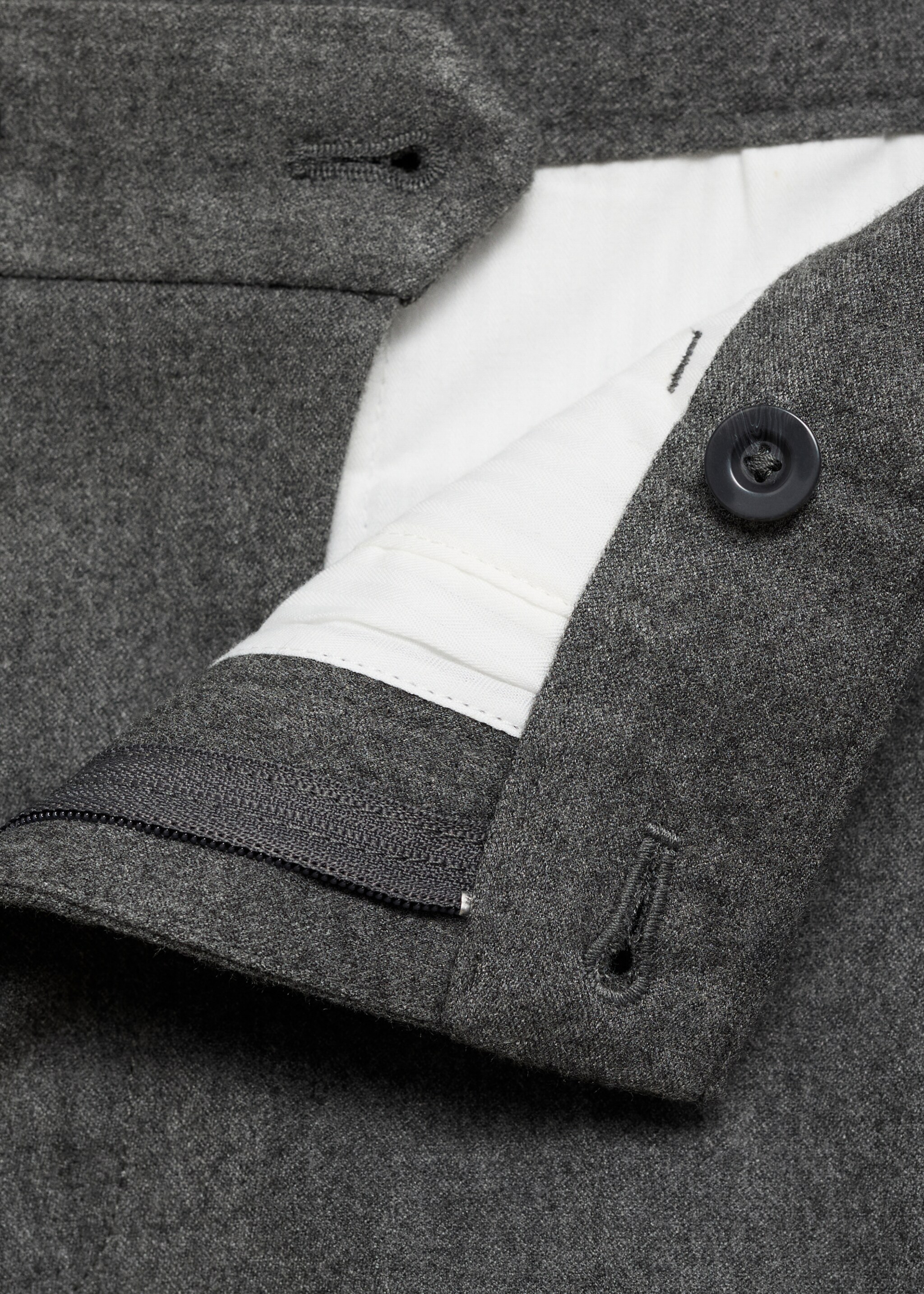 Pantalón cargo franela - Detalle del artículo 0, Gris claro vigoré. Ref: 77027920-00.