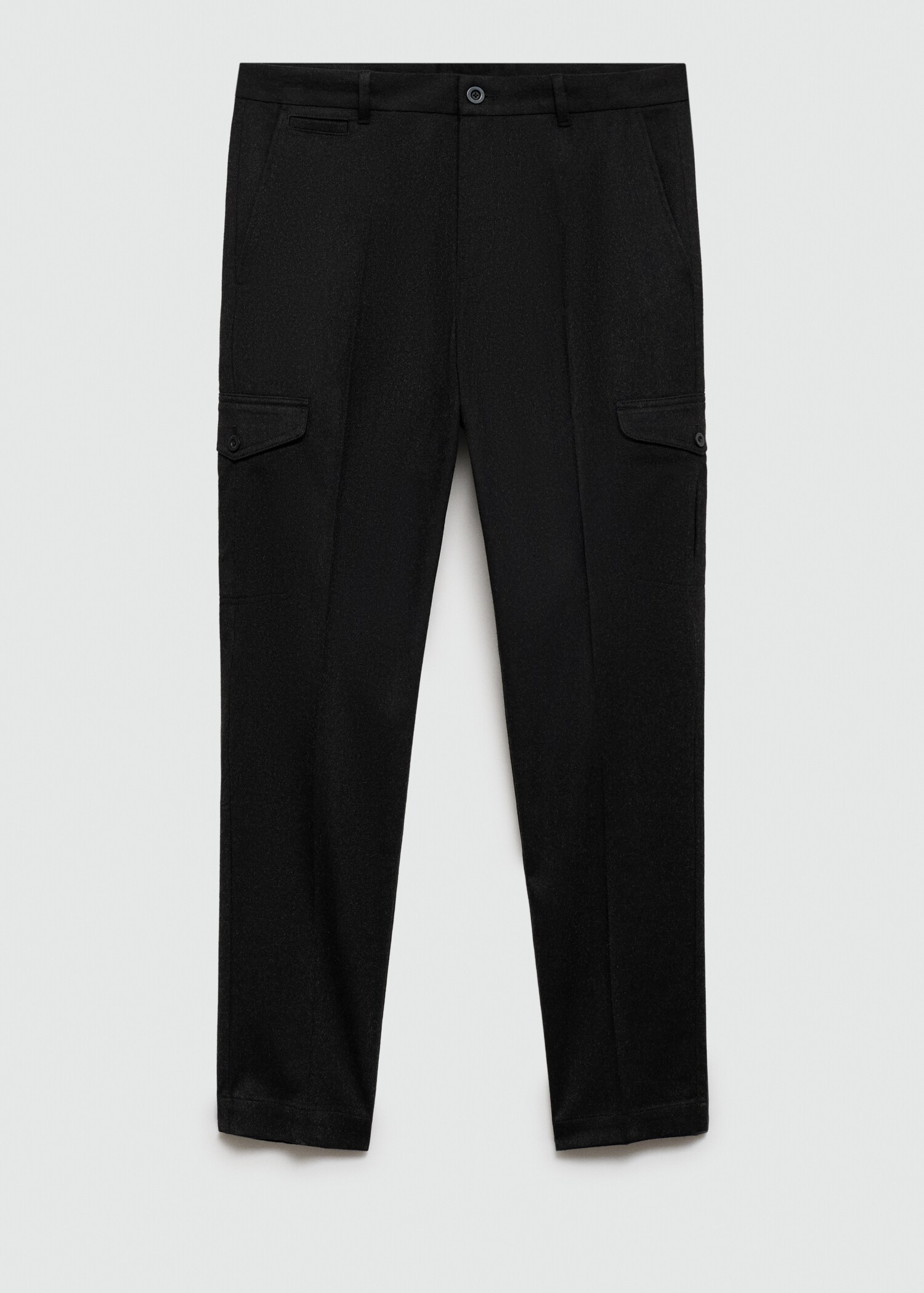 Flannel cargo trousers - Article without model