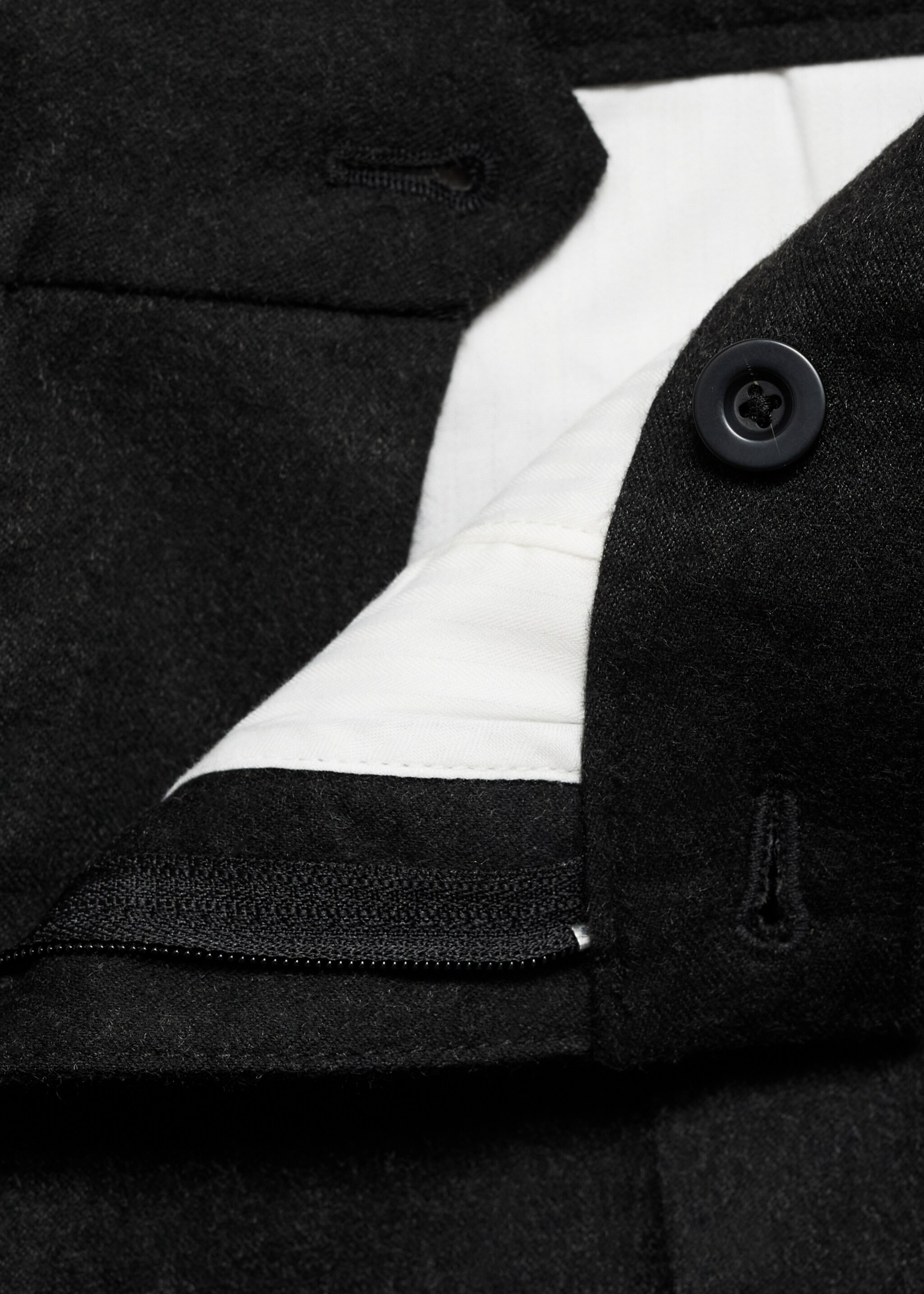 Pantalons cargo franel·la - Detall de l'article 0, Gris fosc vigoré. Ref: 77027920-00.