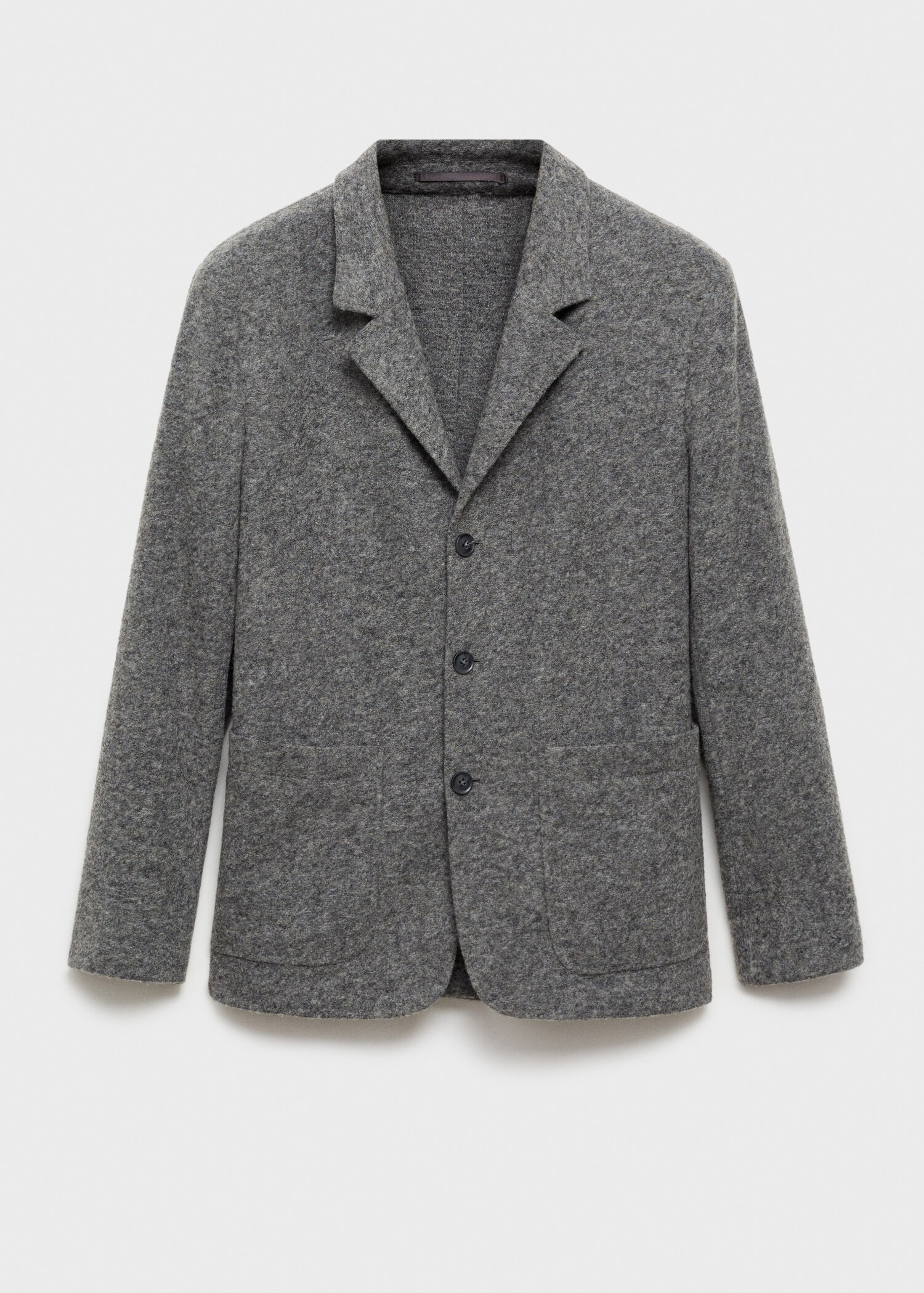 Slim fit flecked wool blazer - Article without model