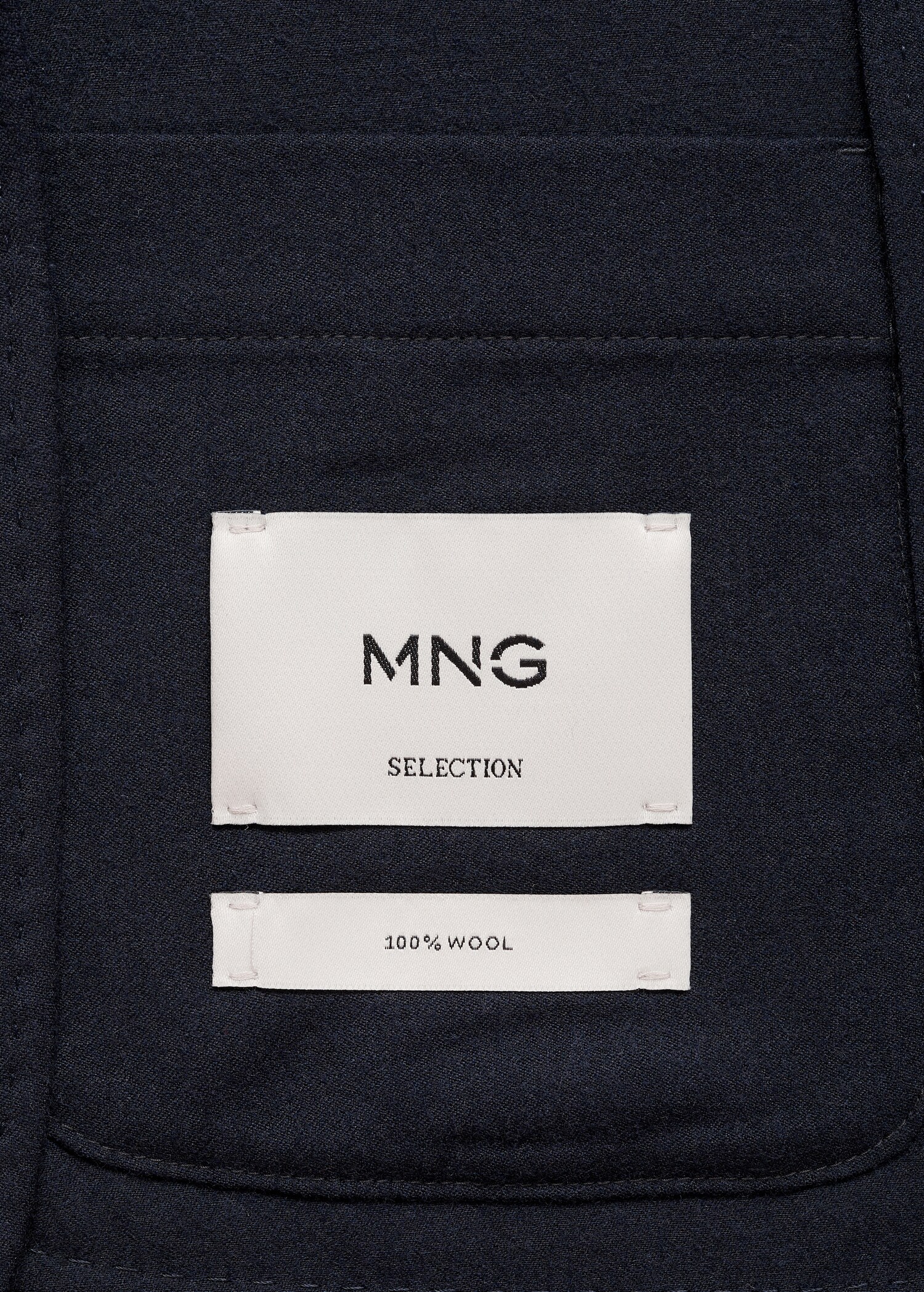 100% virgin wool flannel suit jacket - Details of the article 0