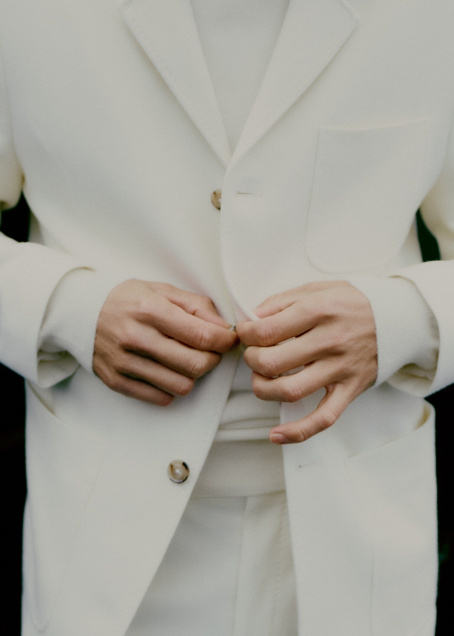 Americana traje franela lana italiana - Detalle del artículo 3