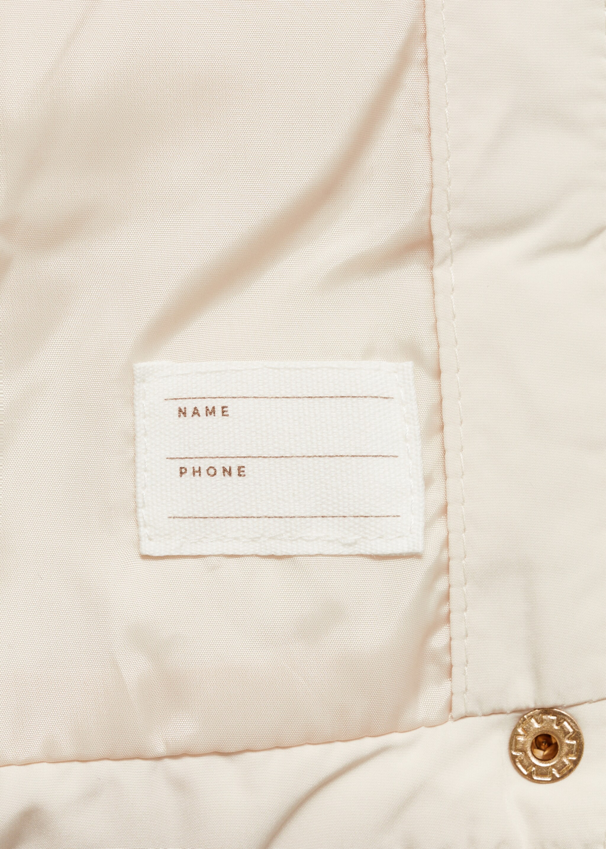 Anorak plume matelassé - Détail de l'article 0, Écru. Ref: 77027924-00.