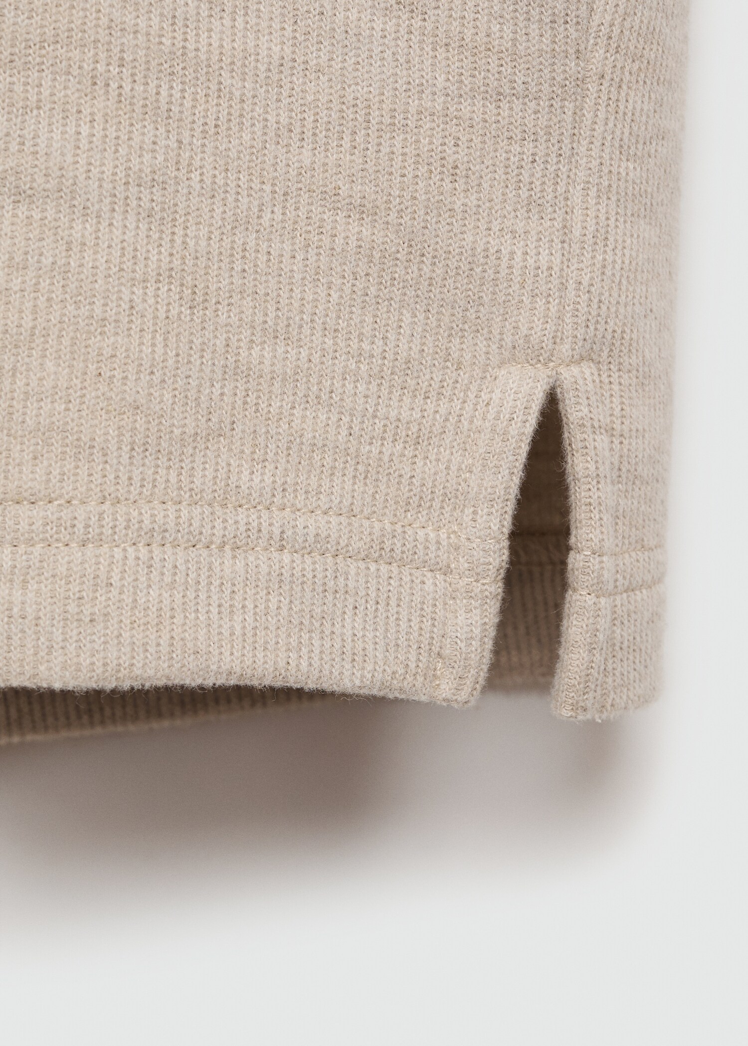 Sudadera canalé cuello chimenea - Detalle del artículo 0