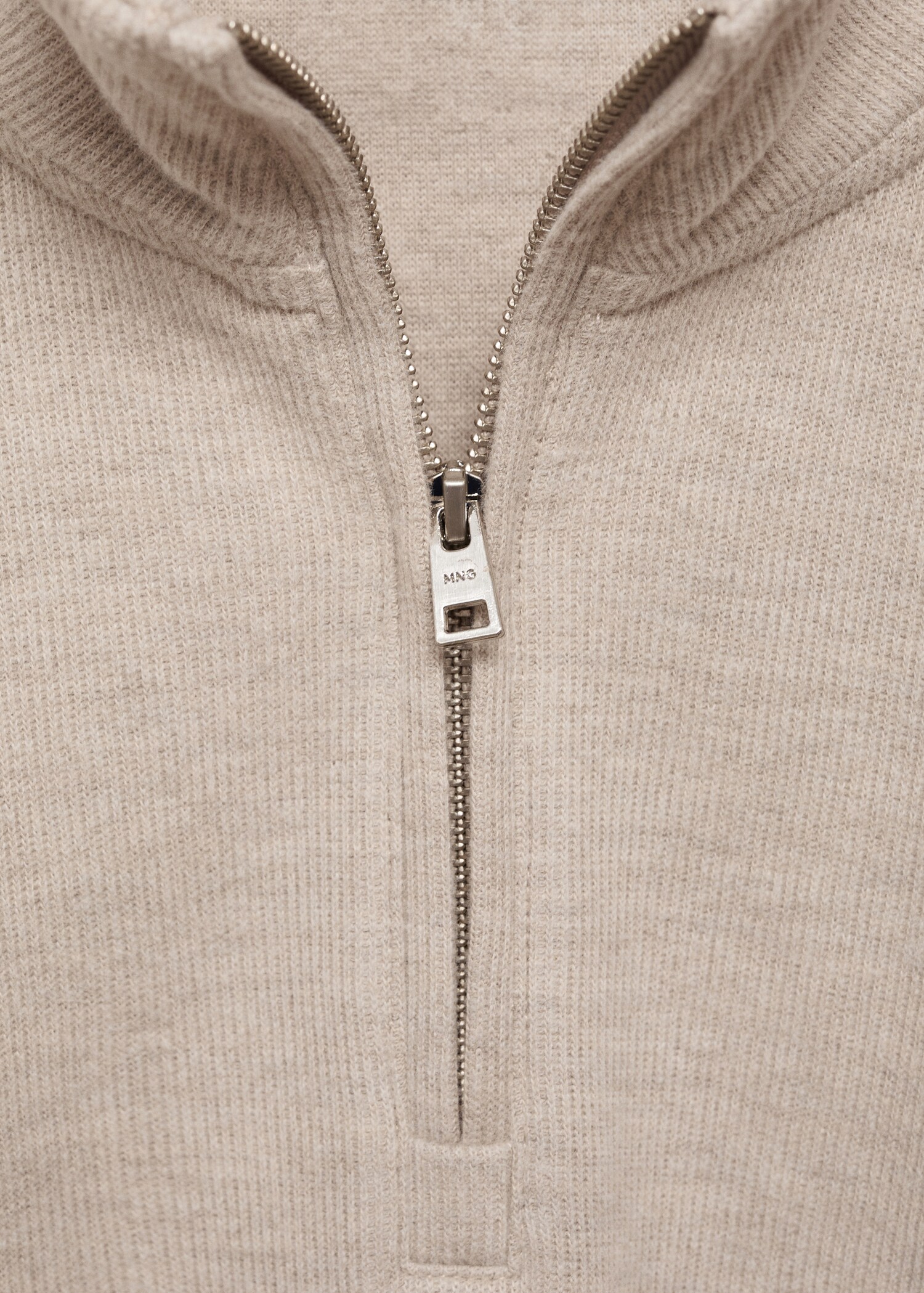 Sudadera canalé cuello chimenea - Detalle del artículo 8