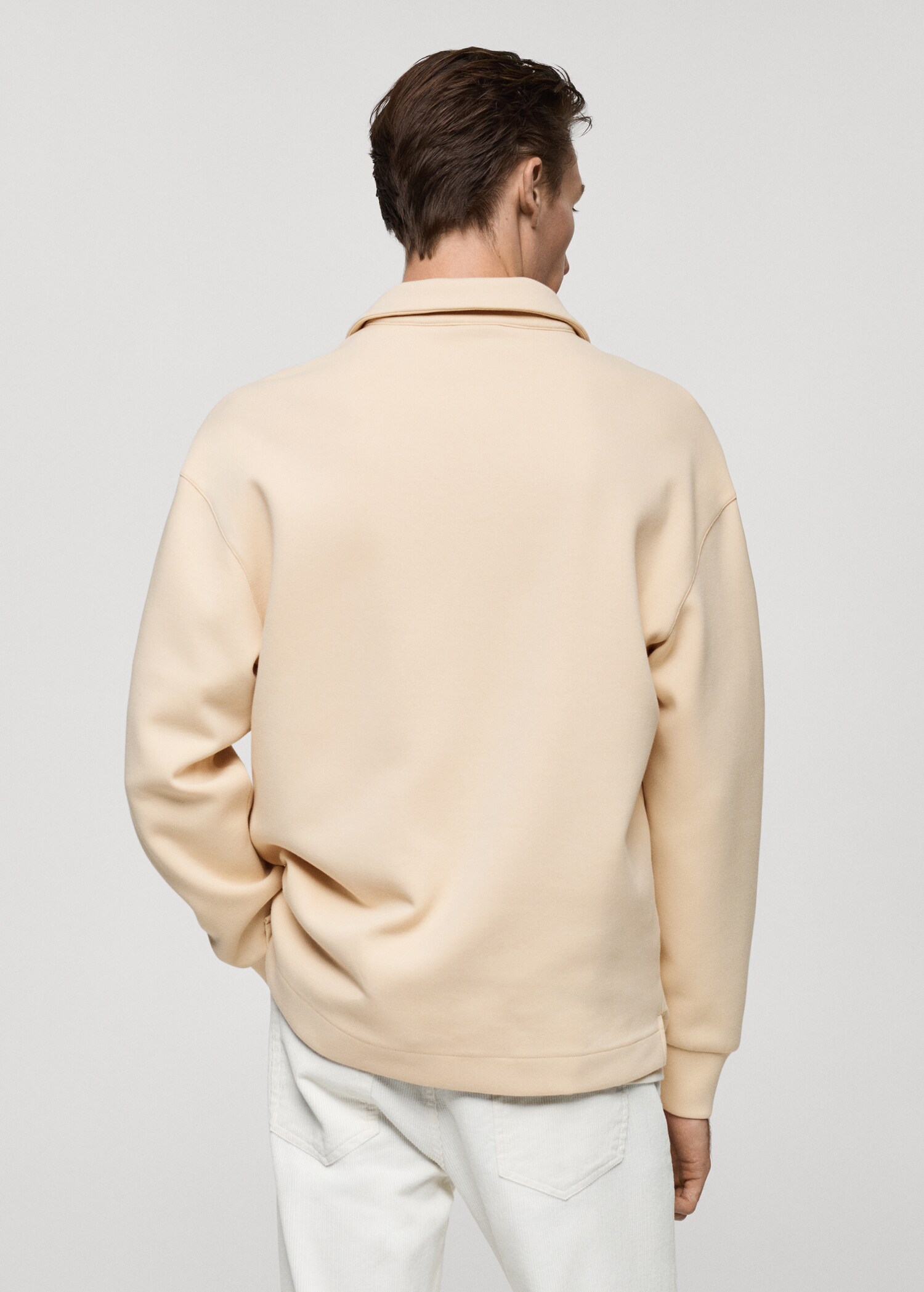 Sudadera polo relaxed fit - Reverso del artículo