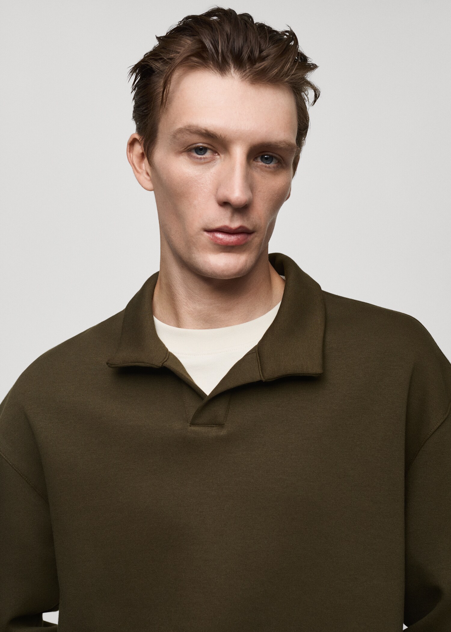 Sudadera polo relaxed fit - Detalle del artículo 1