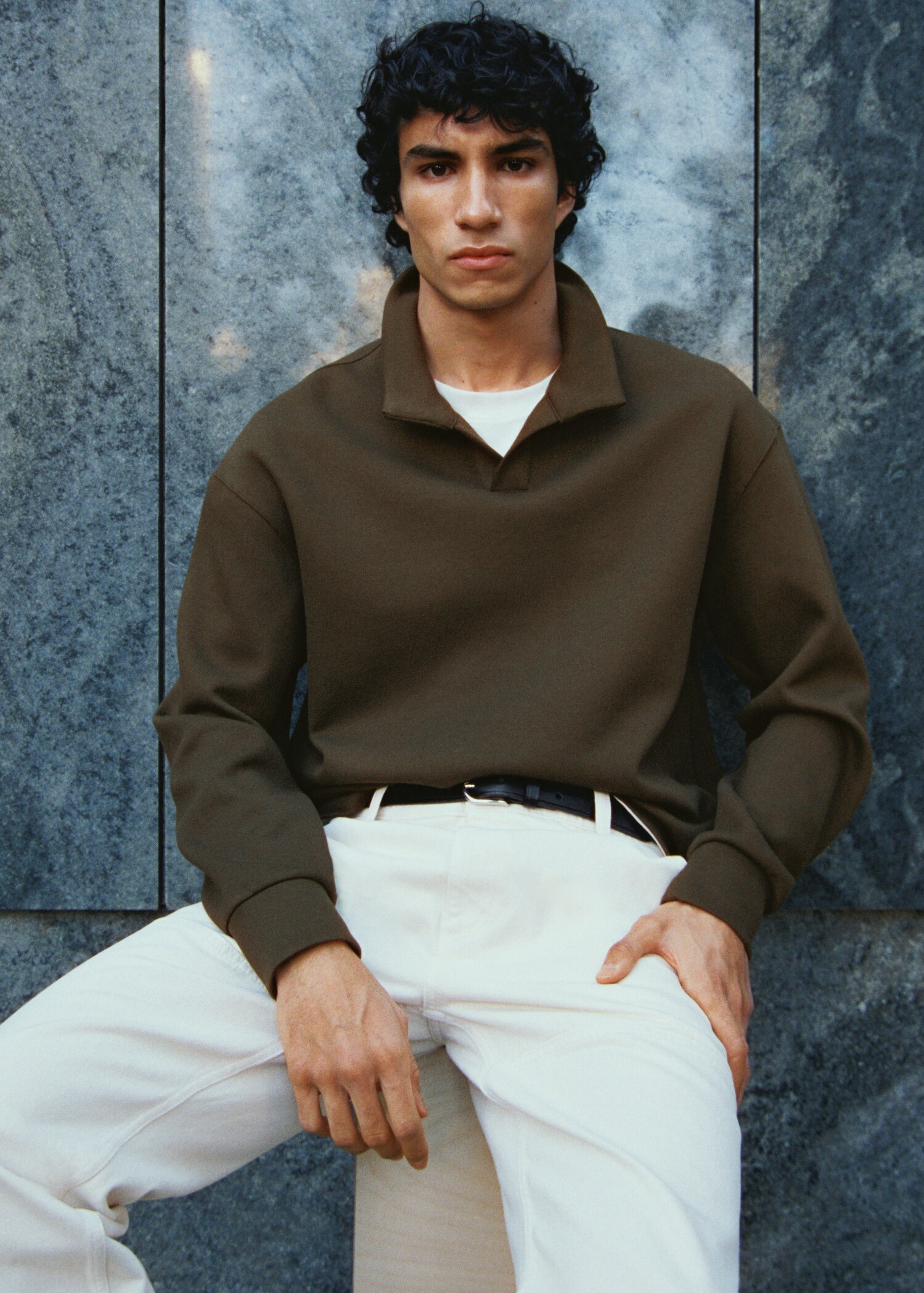 Sudadera polo relaxed fit - Detalle del artículo 3