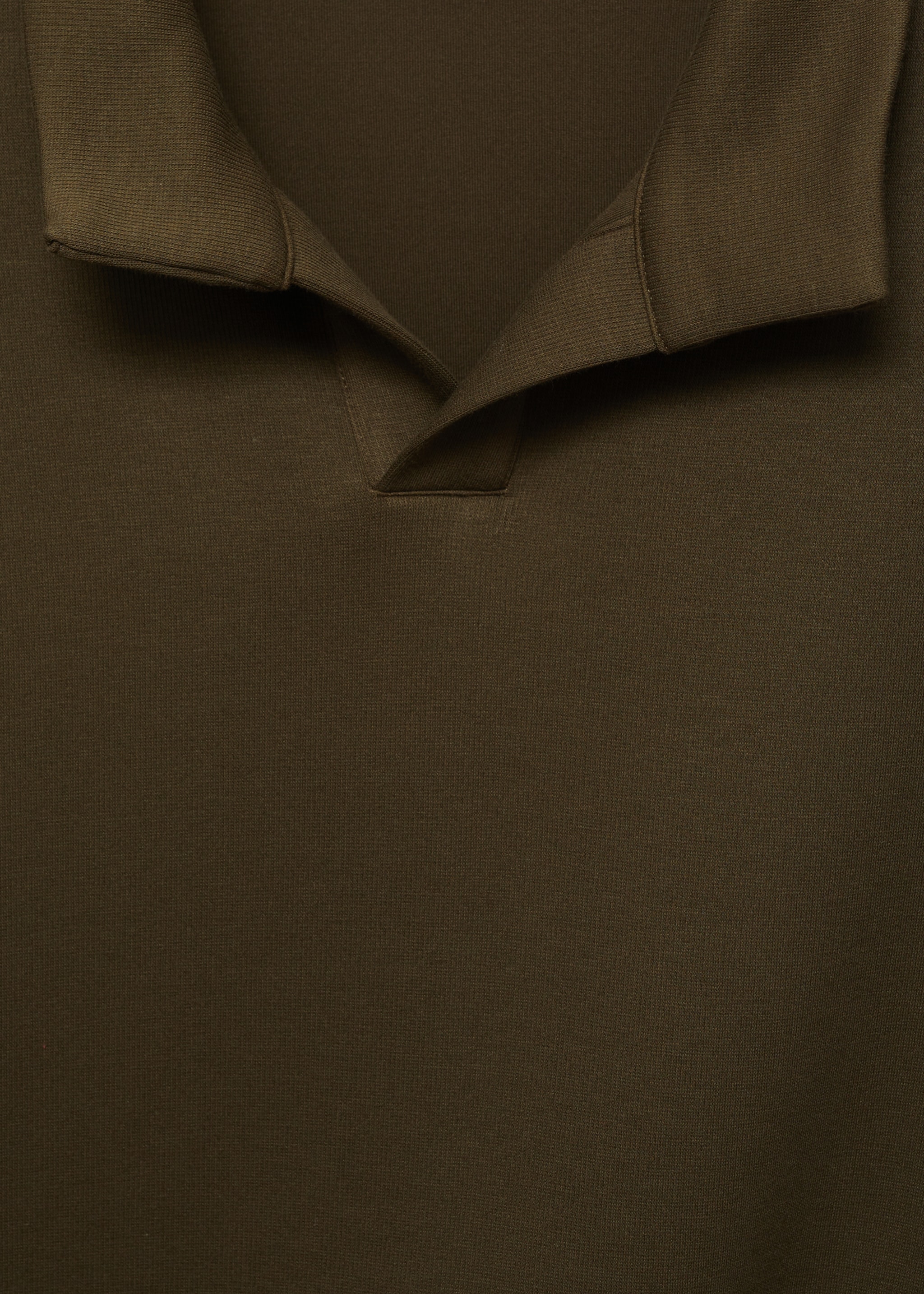 Relaxed Fit-Polosweatshirt - Detail des Artikels 8, Khaki. Ref: 77027928-00.