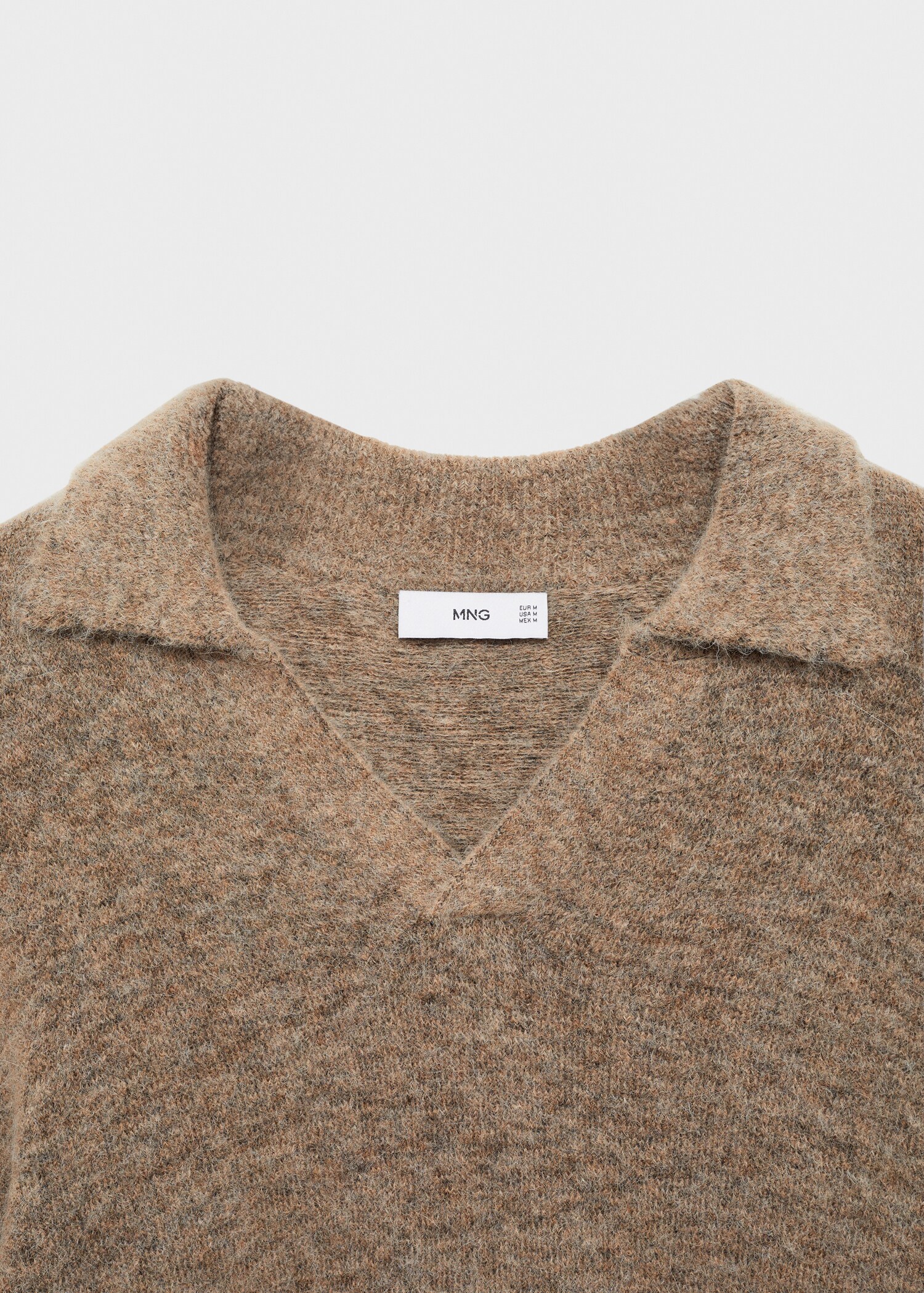 Jersei polo barreja alpaca i llana - Detall de l'article 8