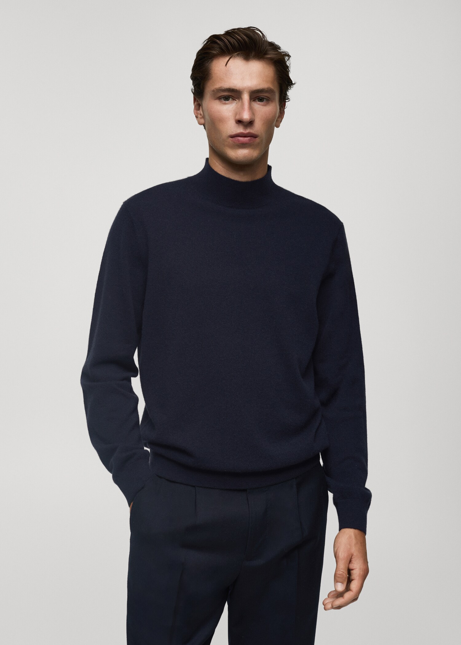 Jersei 100% caixmir coll perkins - Pla mig