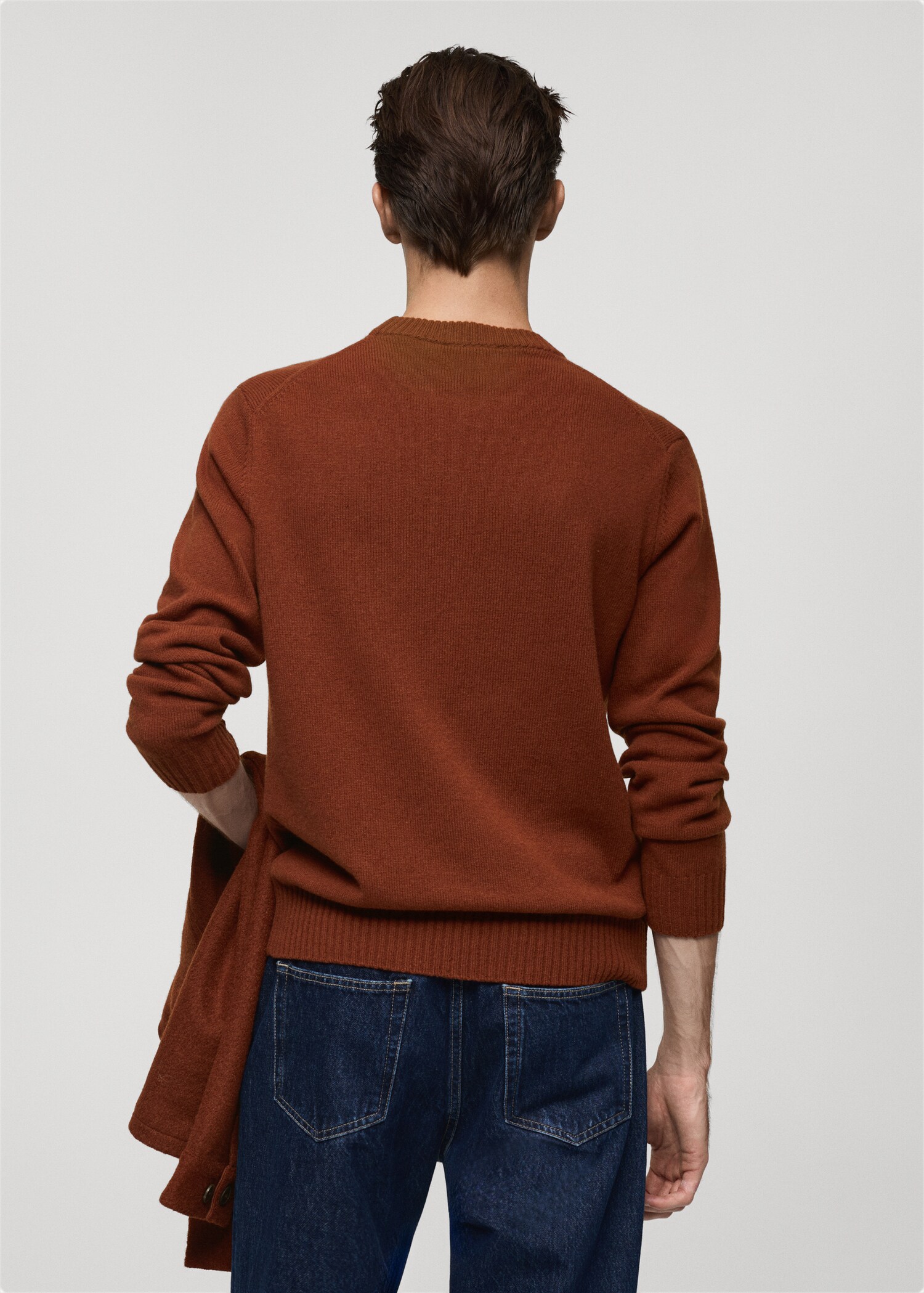 Strickpullover aus Wollgemisch - Rückseite des Artikels