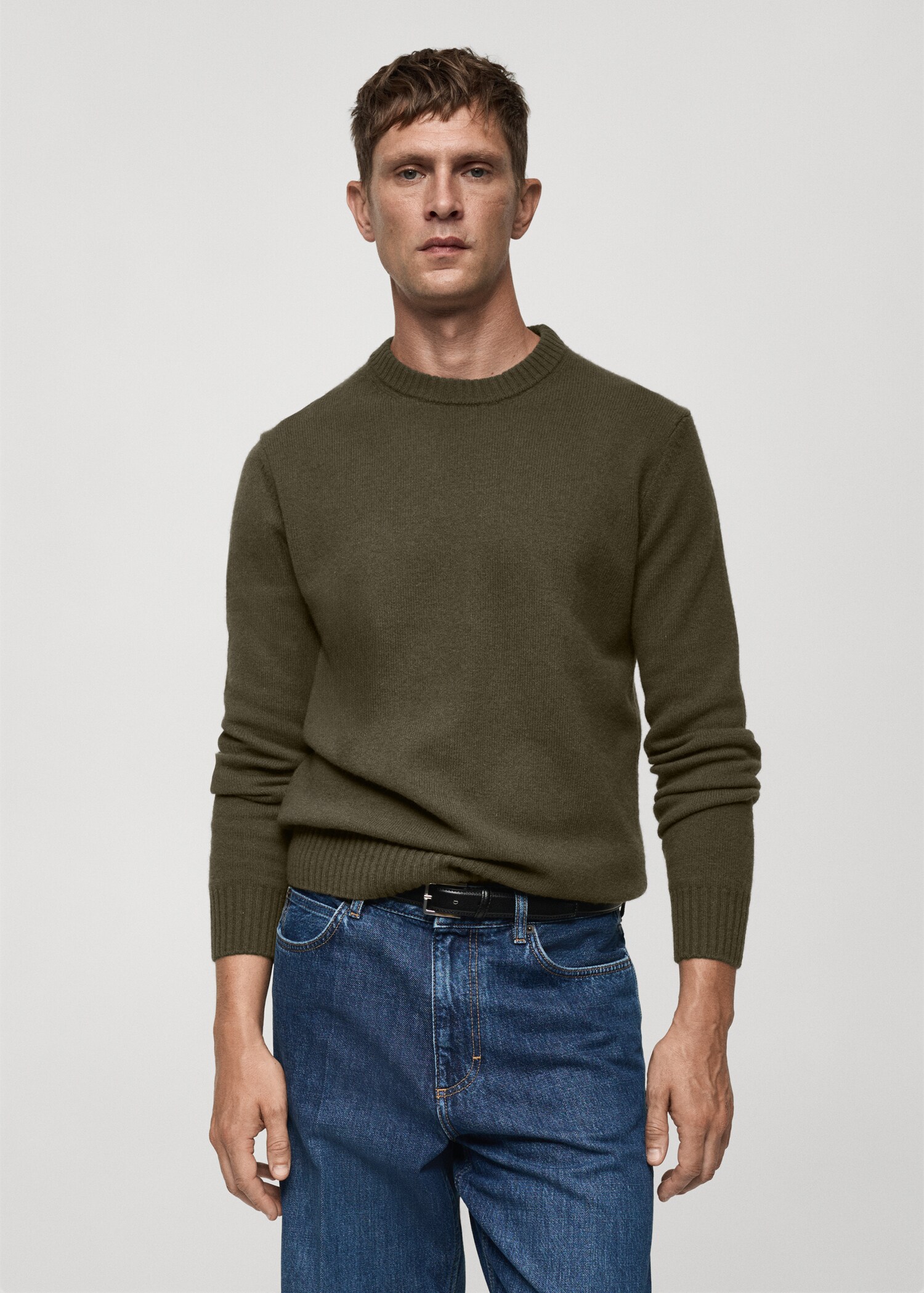 Strickpullover aus Wollgemisch - Mittlere Ansicht
