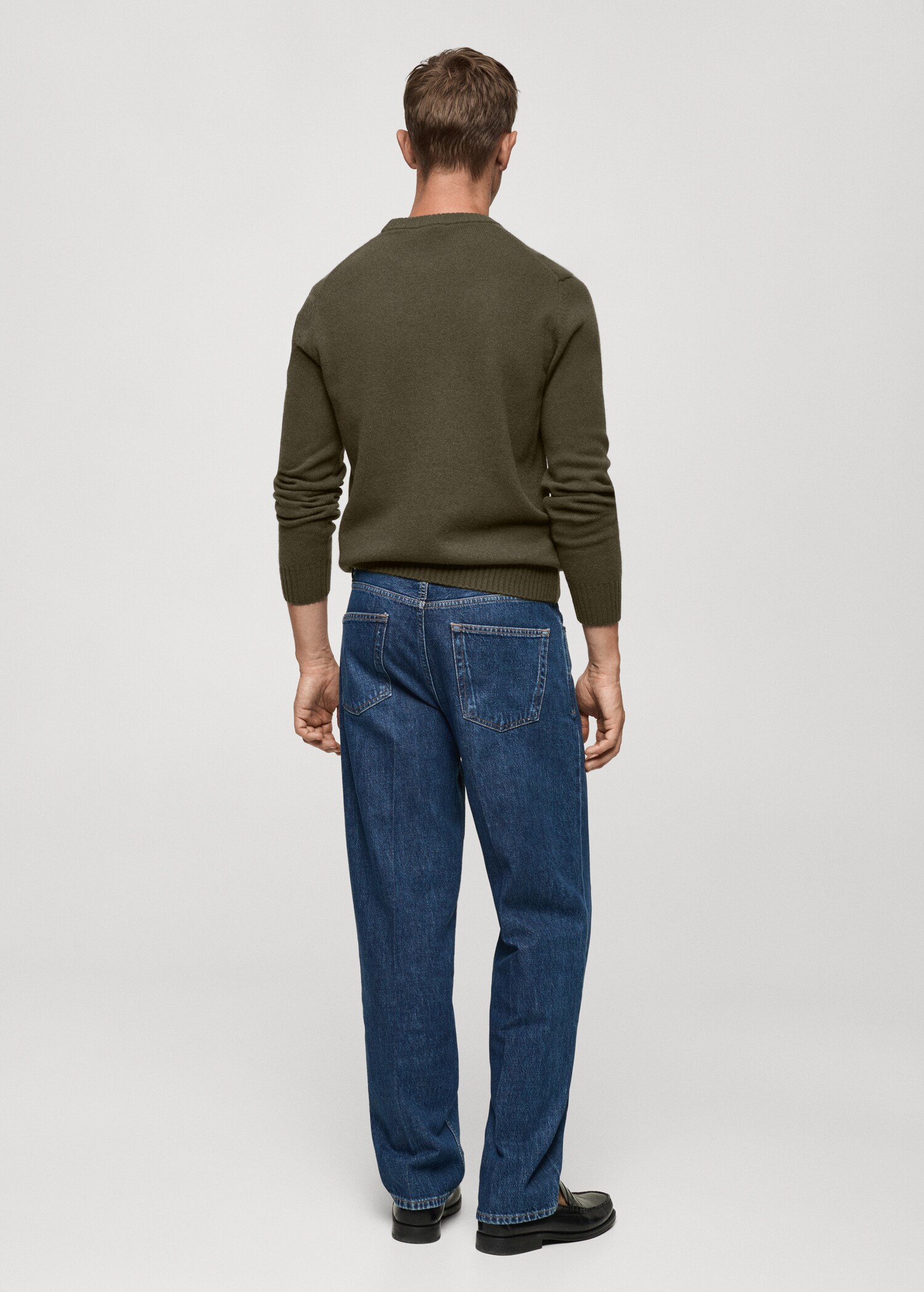 Strickpullover aus Wollgemisch - Rückseite des Artikels