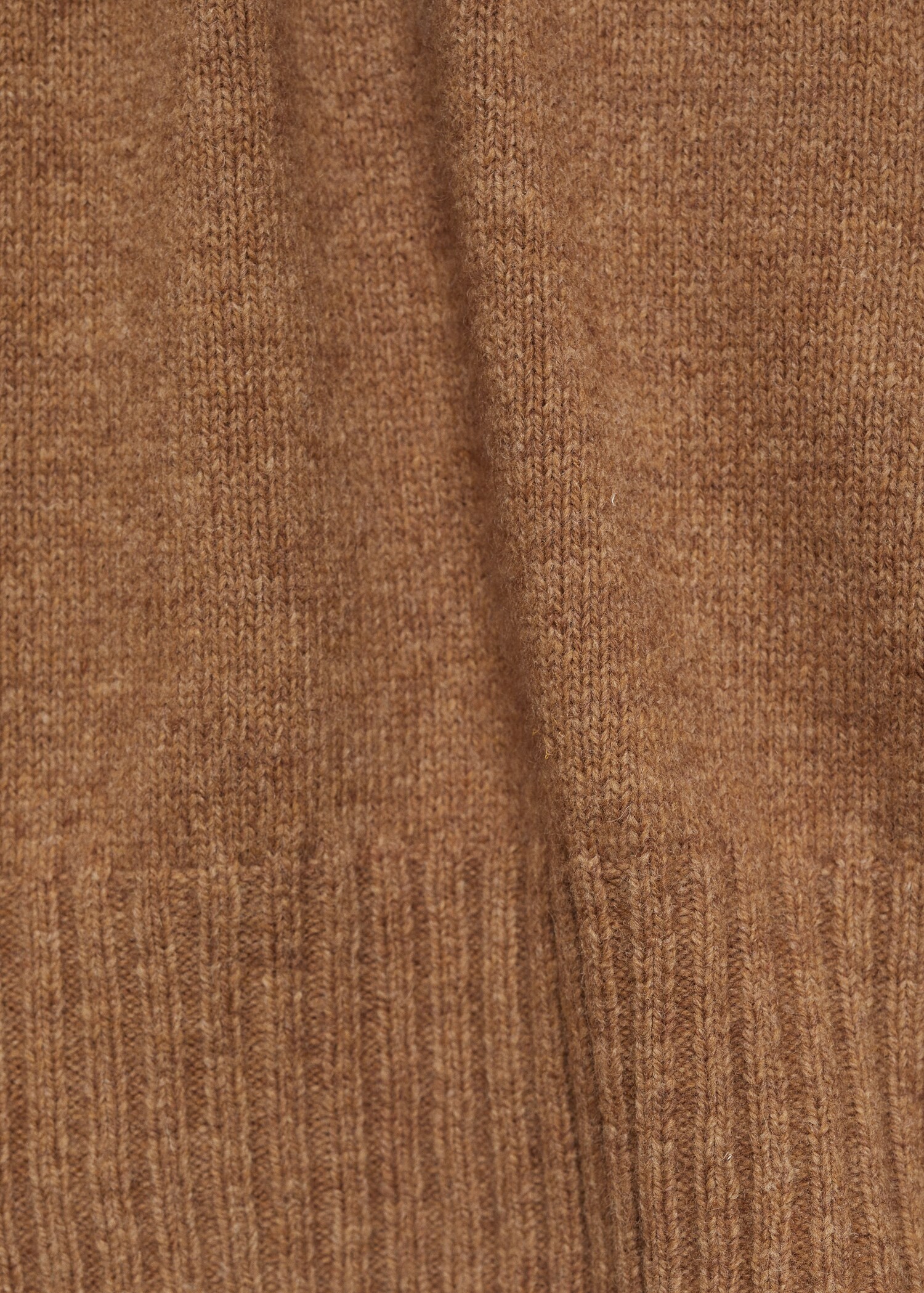 Wool sweater with perkins neck - Details of the article 0