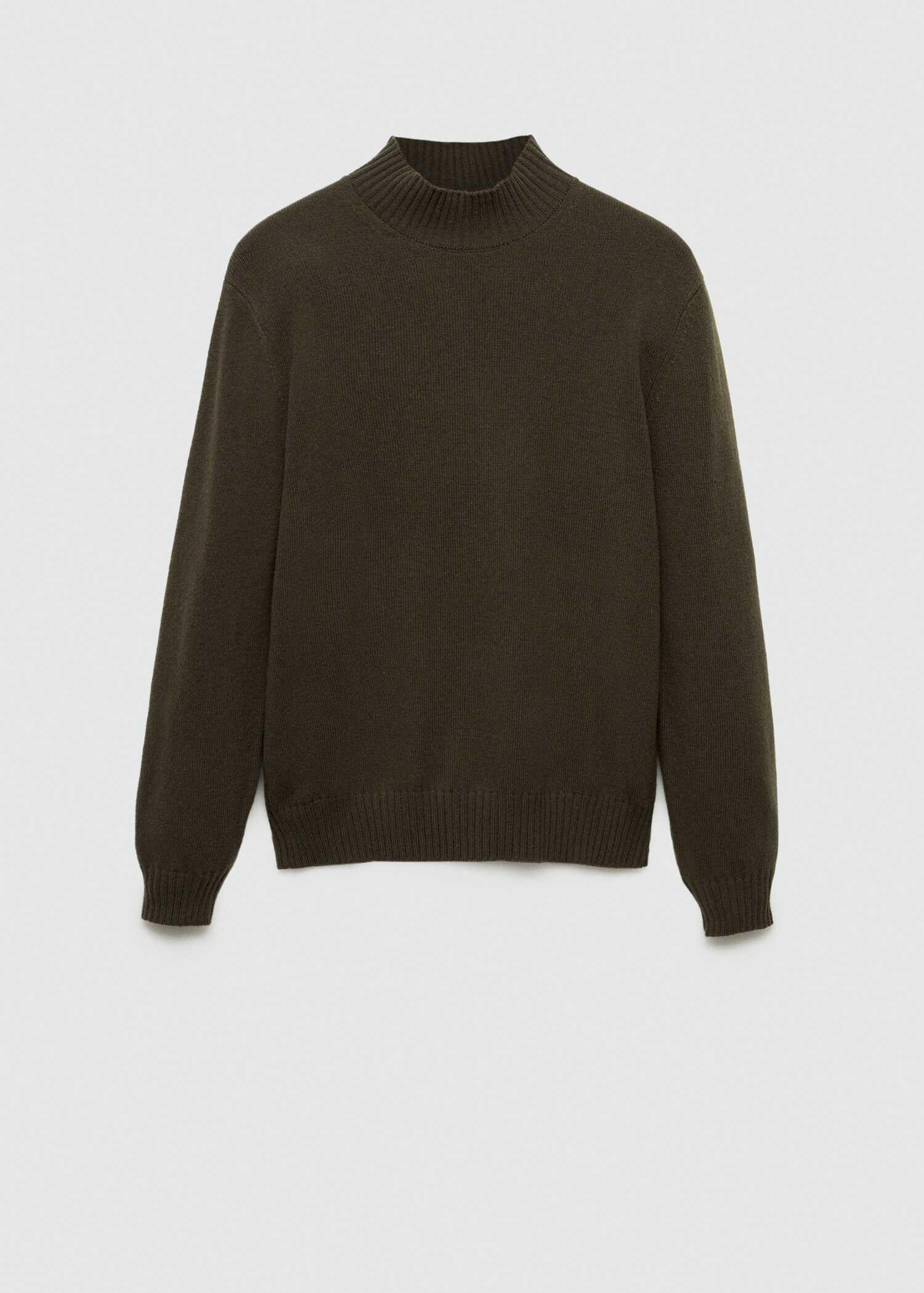 Wool sweater with perkins neck - Article without model