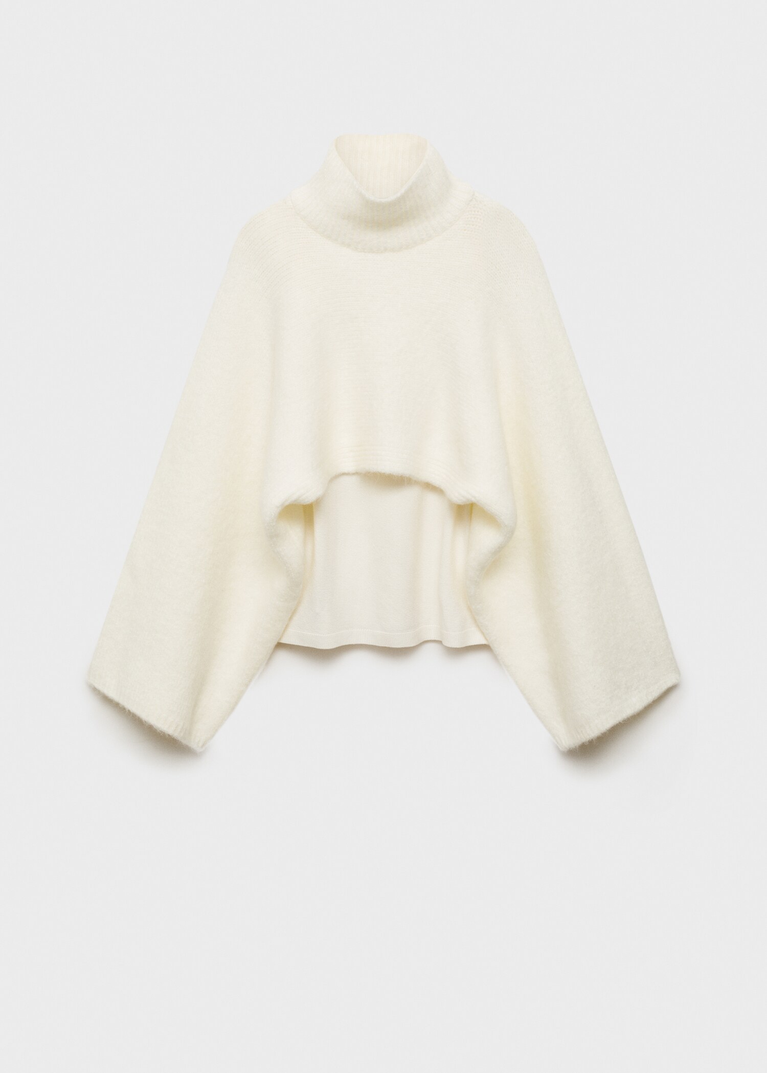 Combined high collar sweater - Article without model