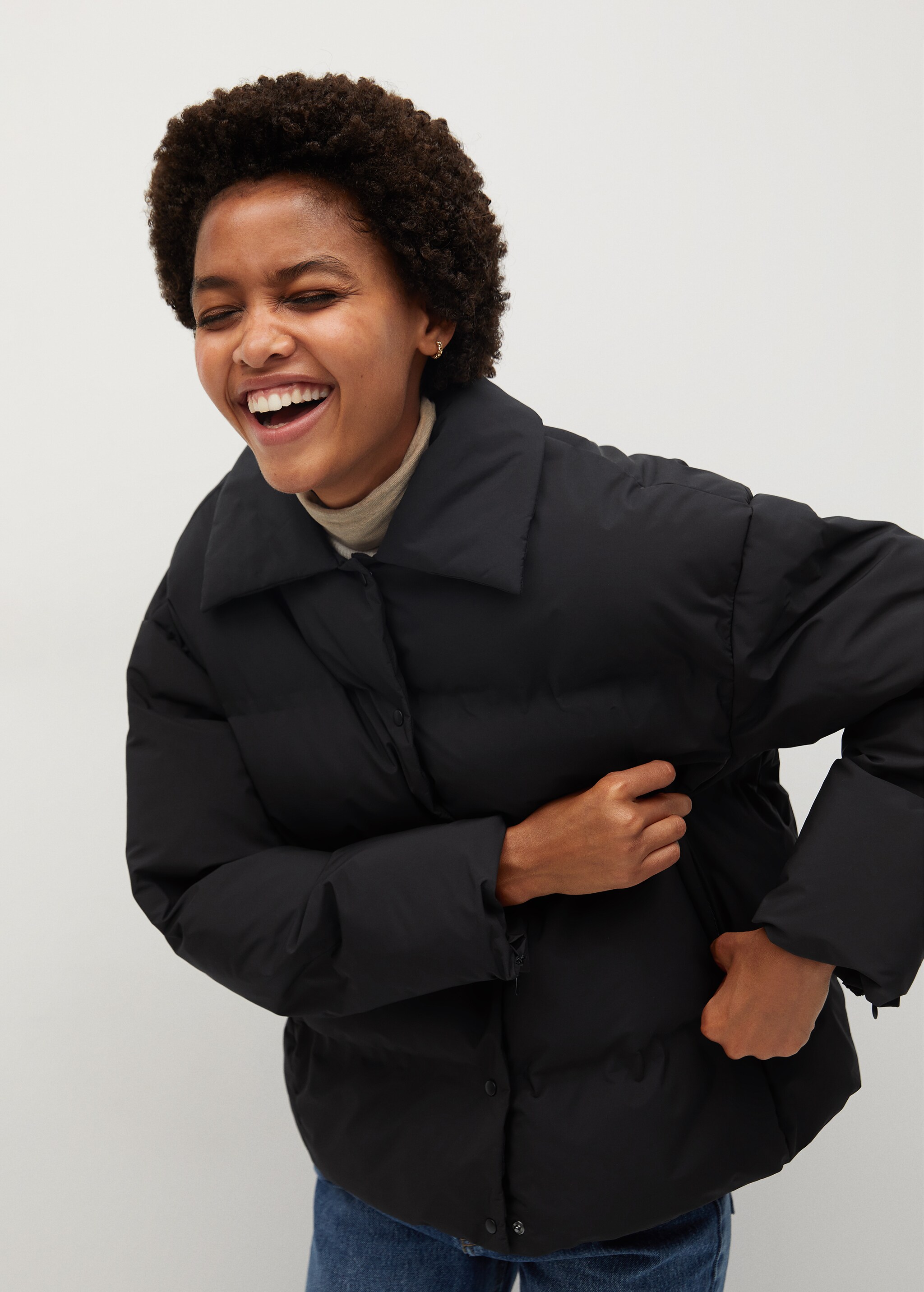 Prošívaný anorak oversize - Detail zboží 1