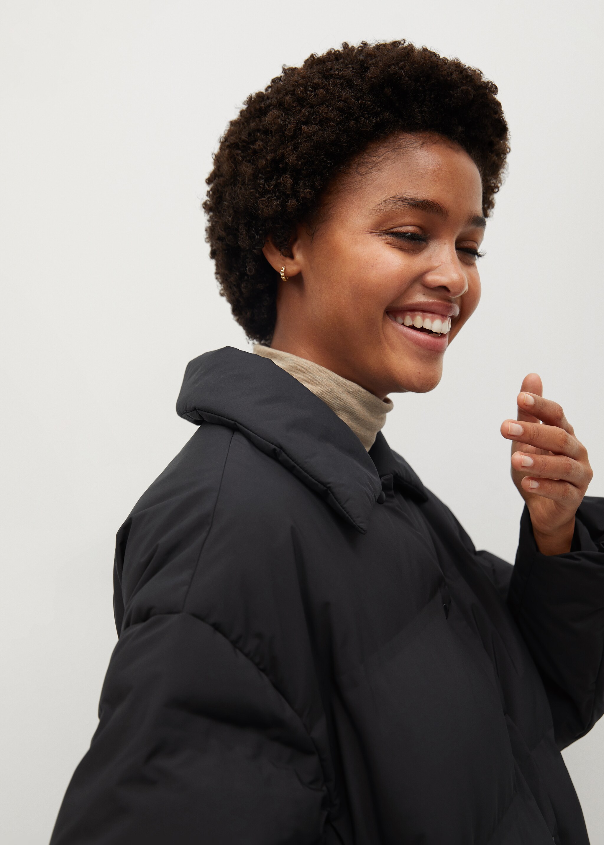 Prošívaný anorak oversize - Detail zboží 2