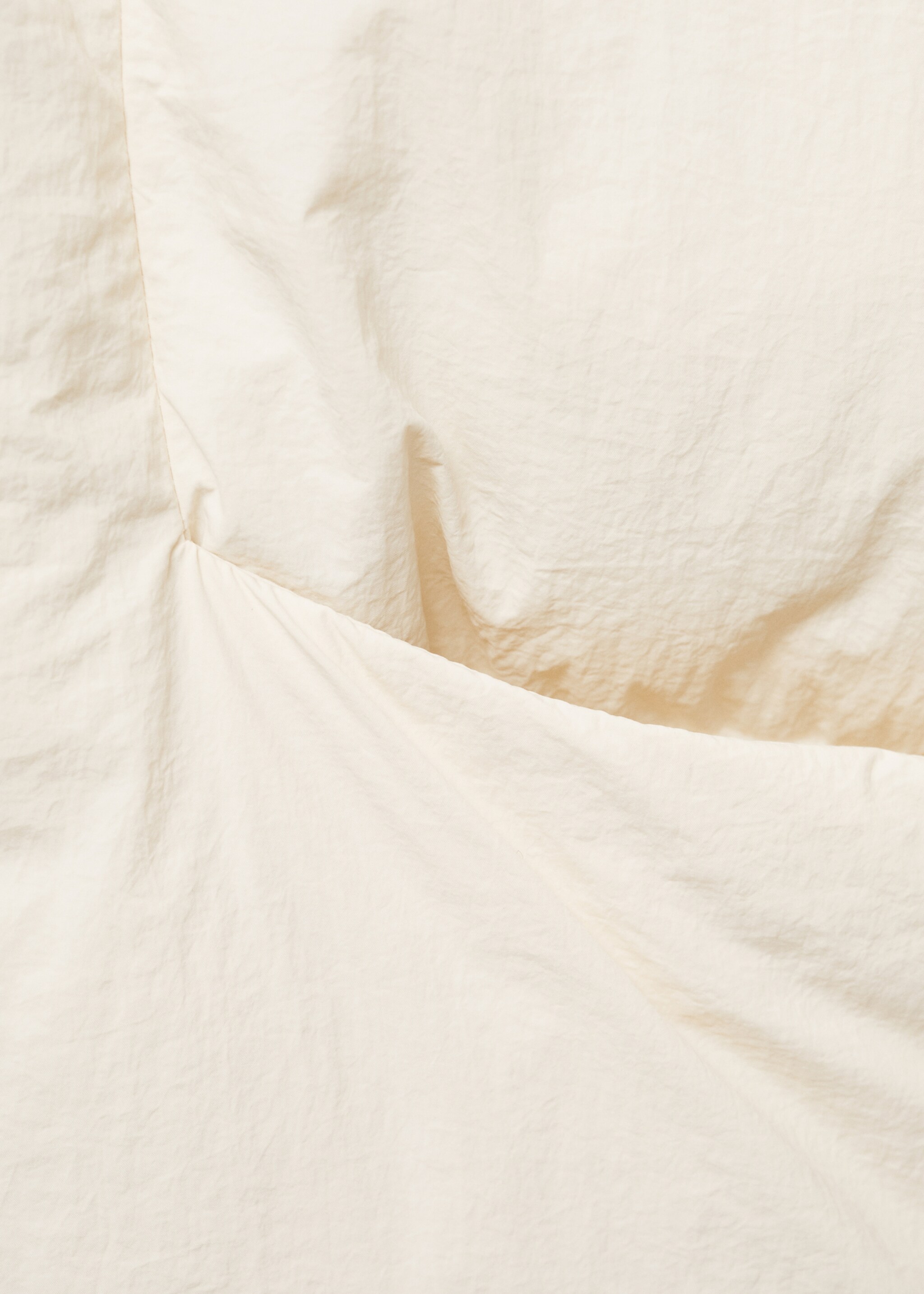 Short padded hooded anorak - Details of the article 0, Off White. Ref: 77028264-00.